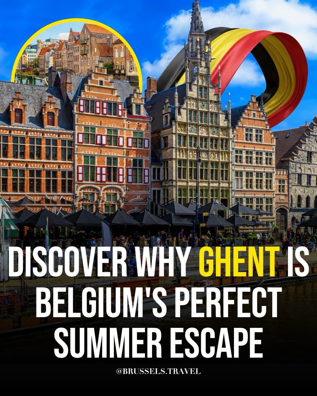 Ghent's Charming Medieval Architecture and Canals