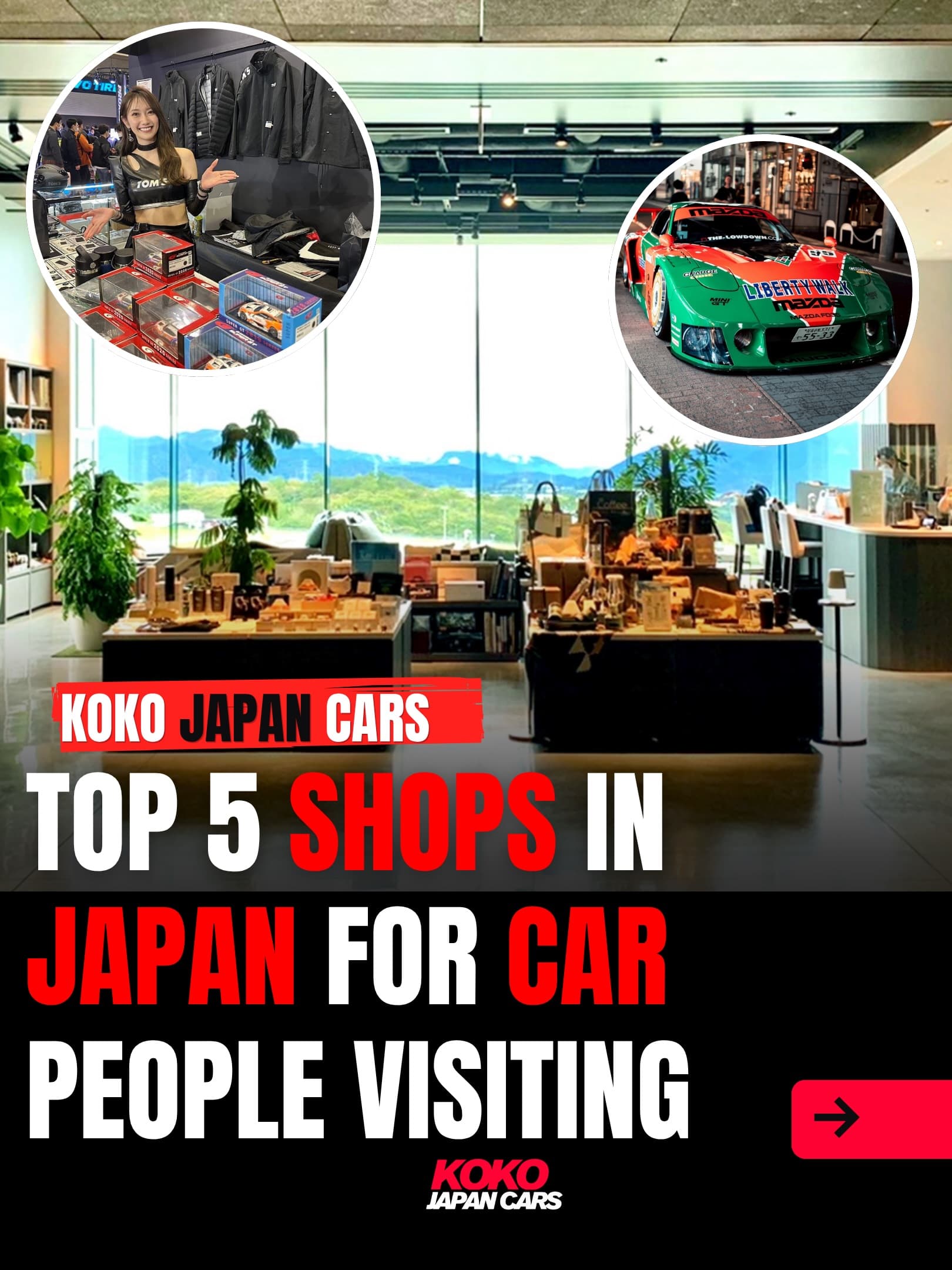 Japanese Car Culture Hotspots: A-PIT, Liberty Walk, Tom's