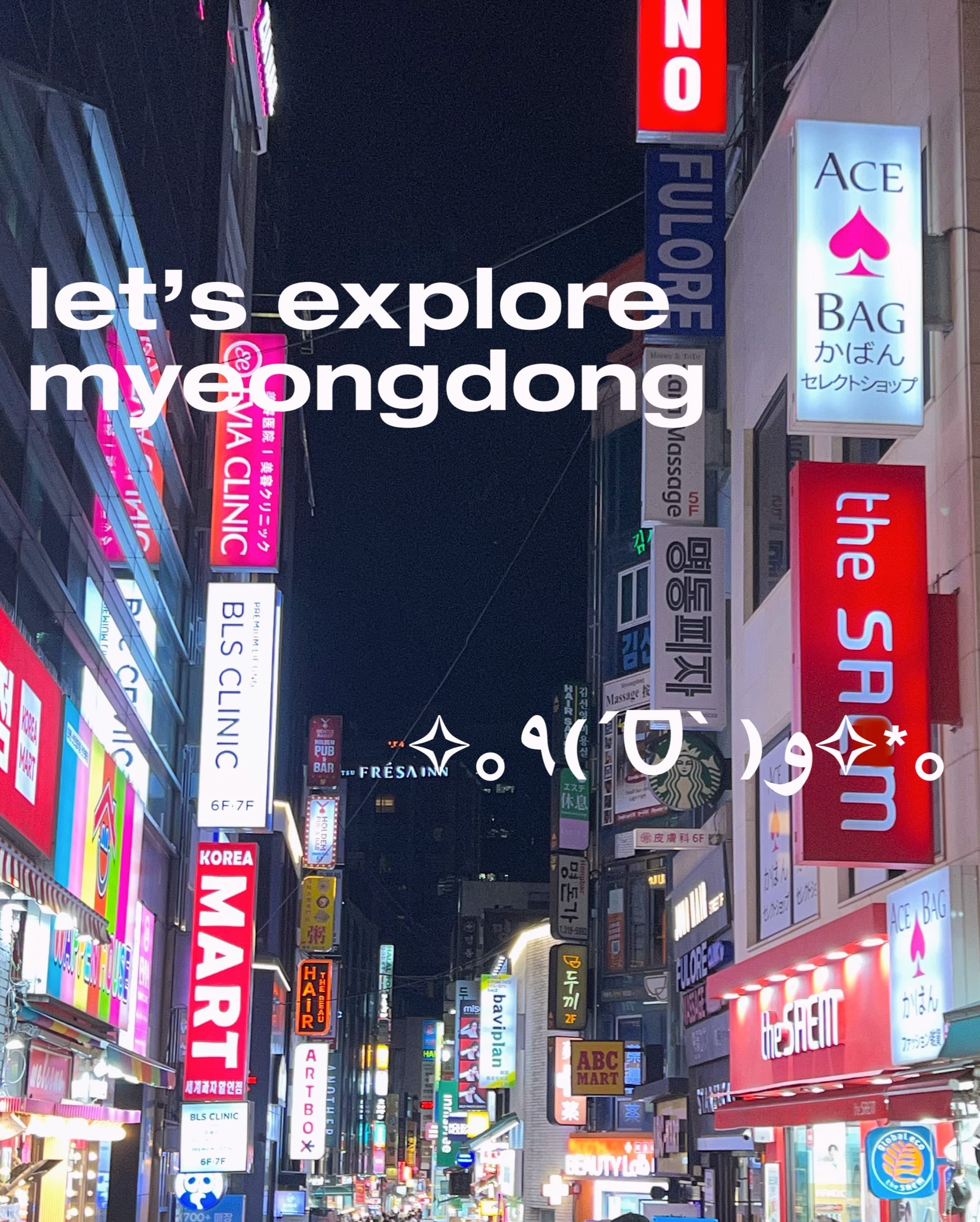 Myeongdong Exploration: Shops, Eateries, and Souvenirs