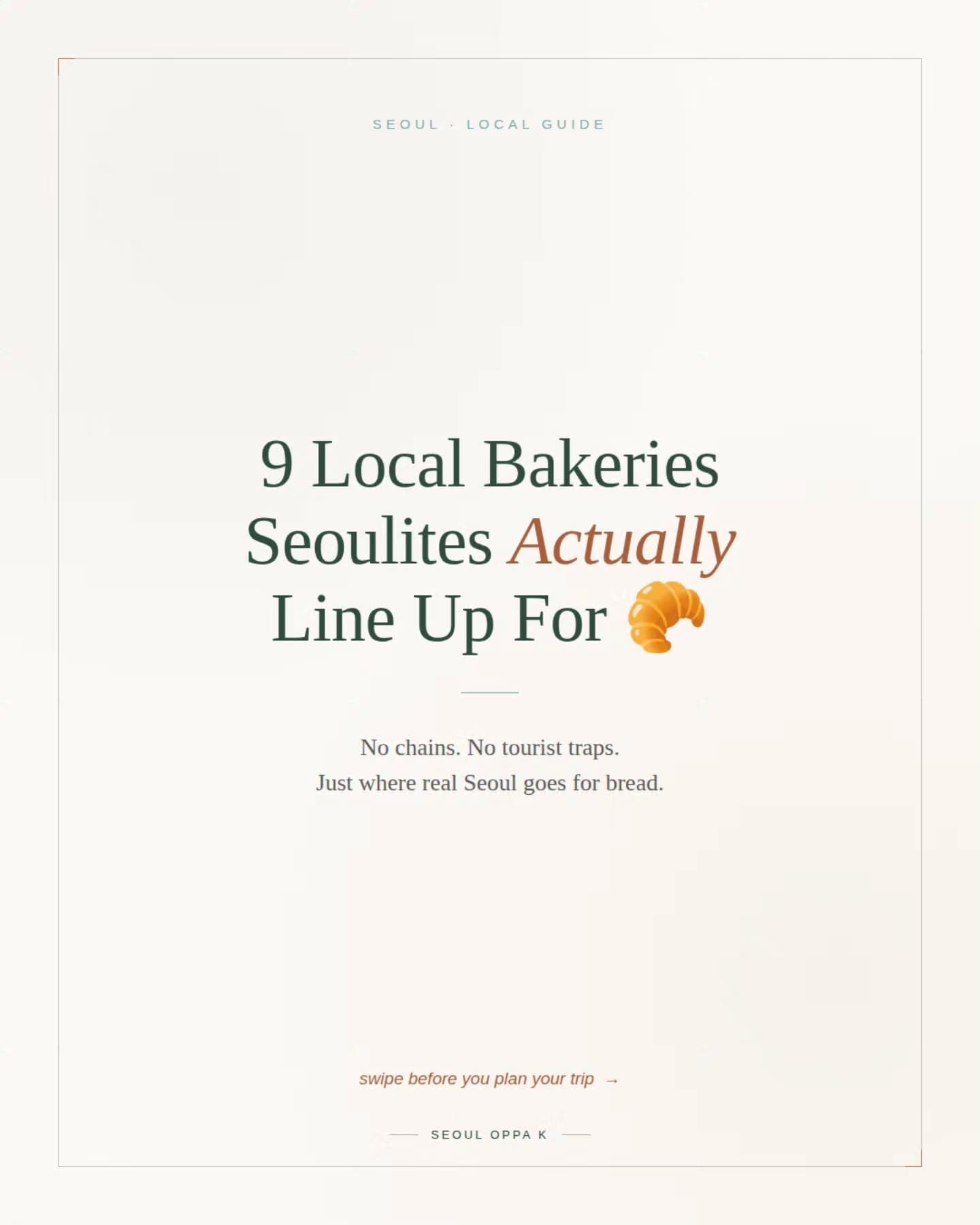 9 Seoul Bakeries Locals Actually Line Up For