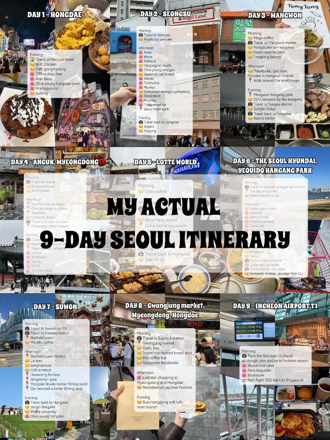 Seoul Itinerary: Must-See Sights and Delicious Eats