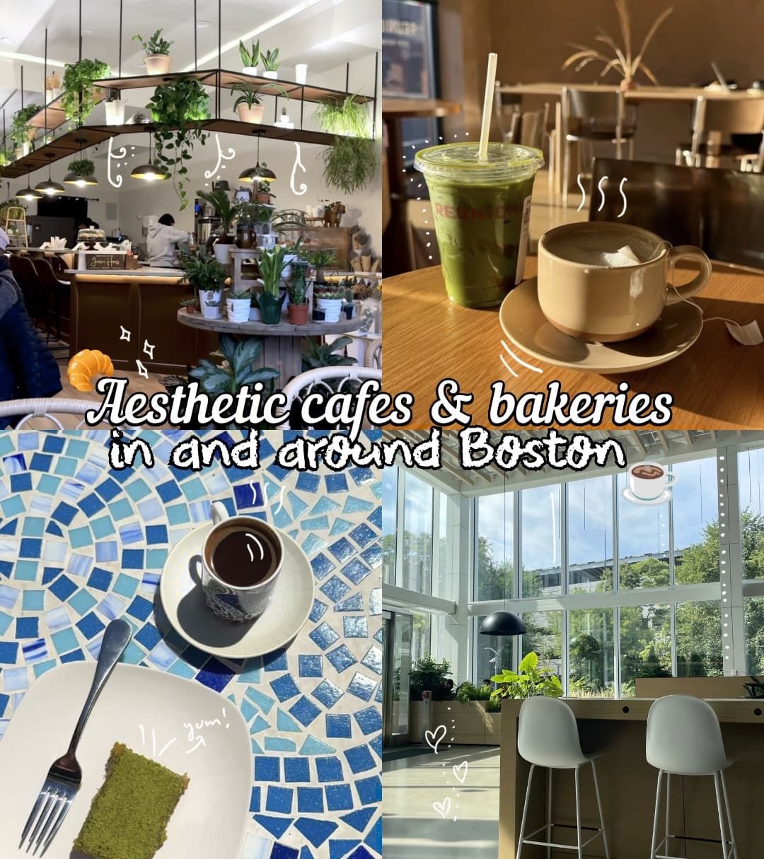 Boston's Best Aesthetic Cafes And Bakeries