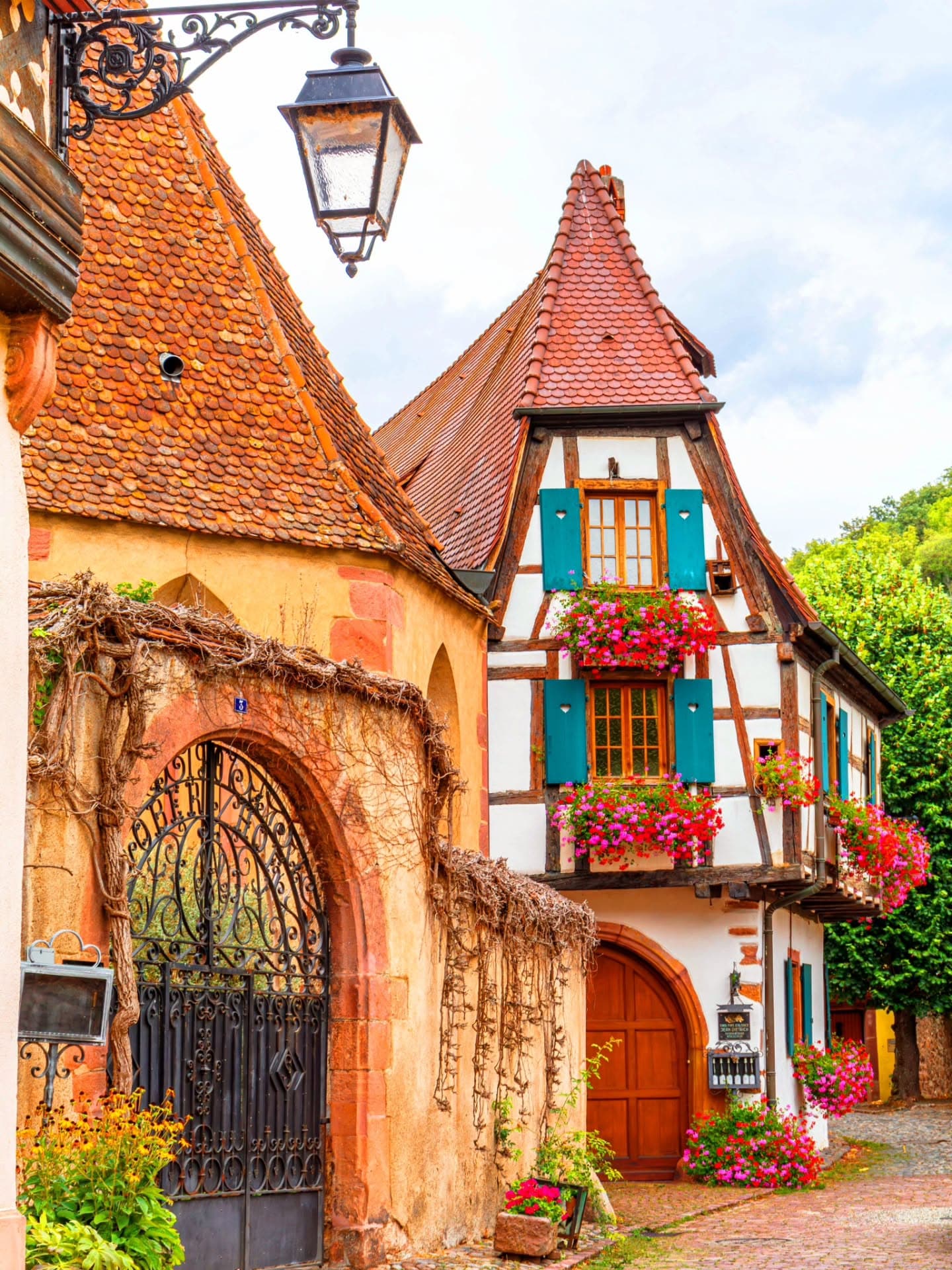 Fairytale Medieval Village In Alsace, France