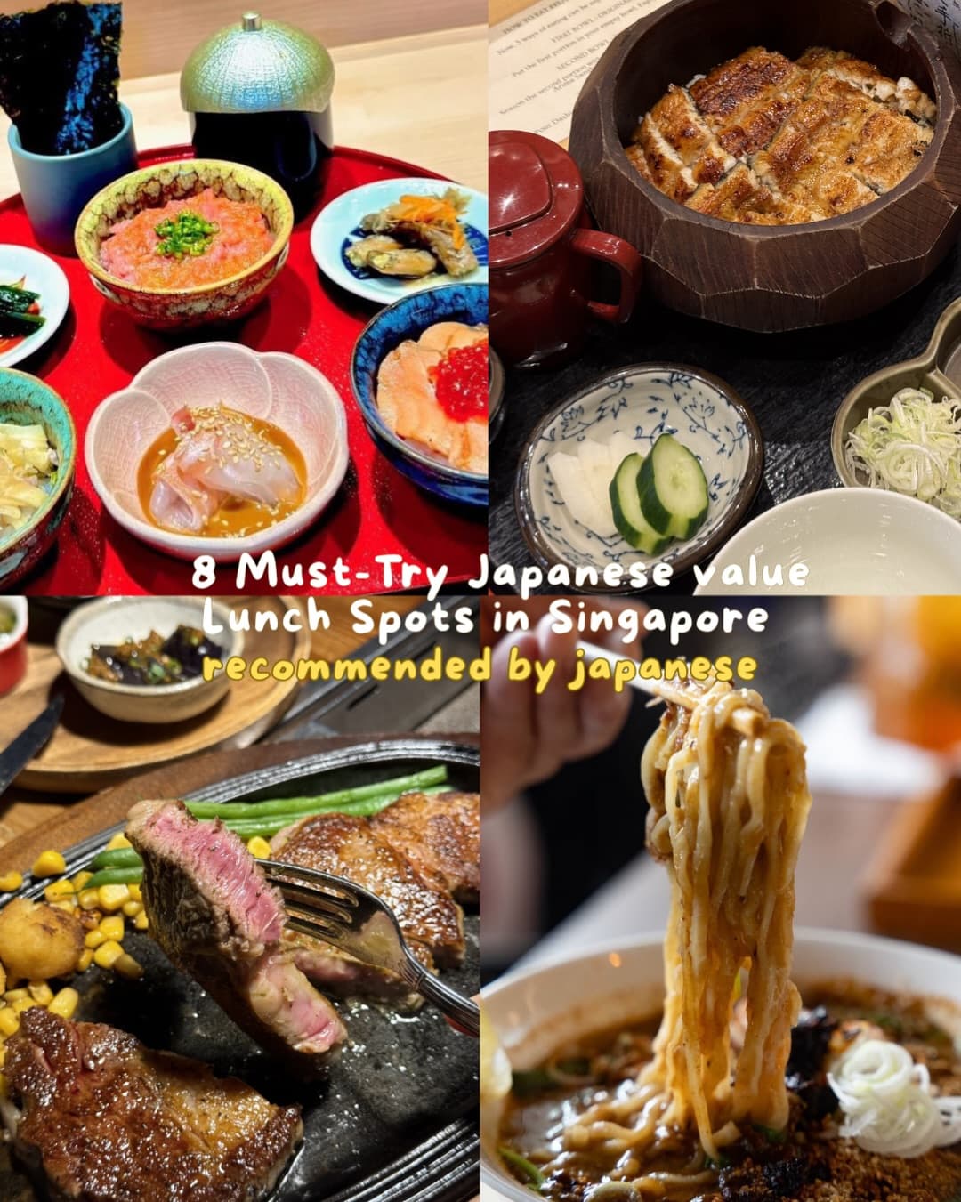 8 Restaurants in Singapore