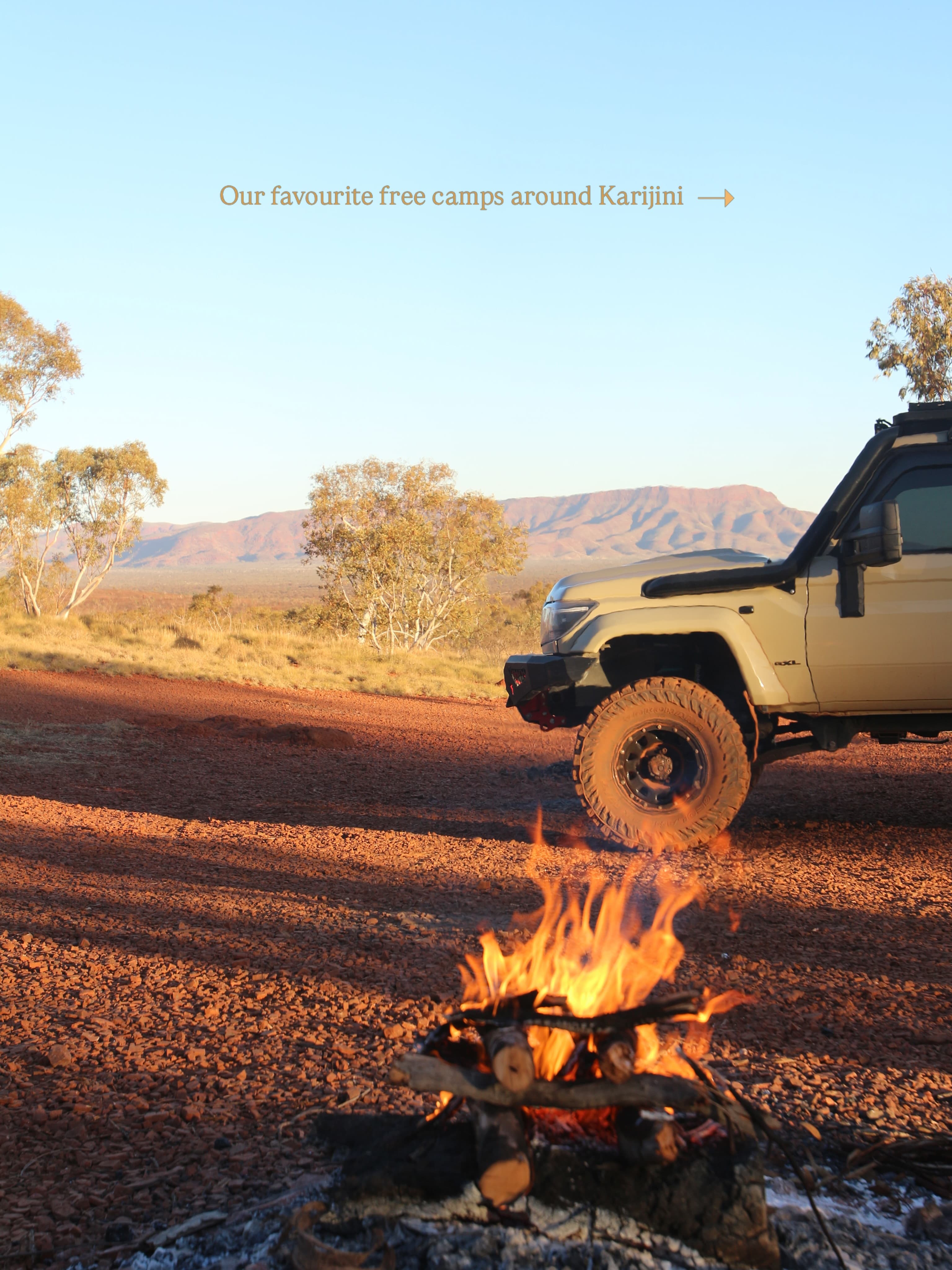 Free Camps Near Karijini National Park