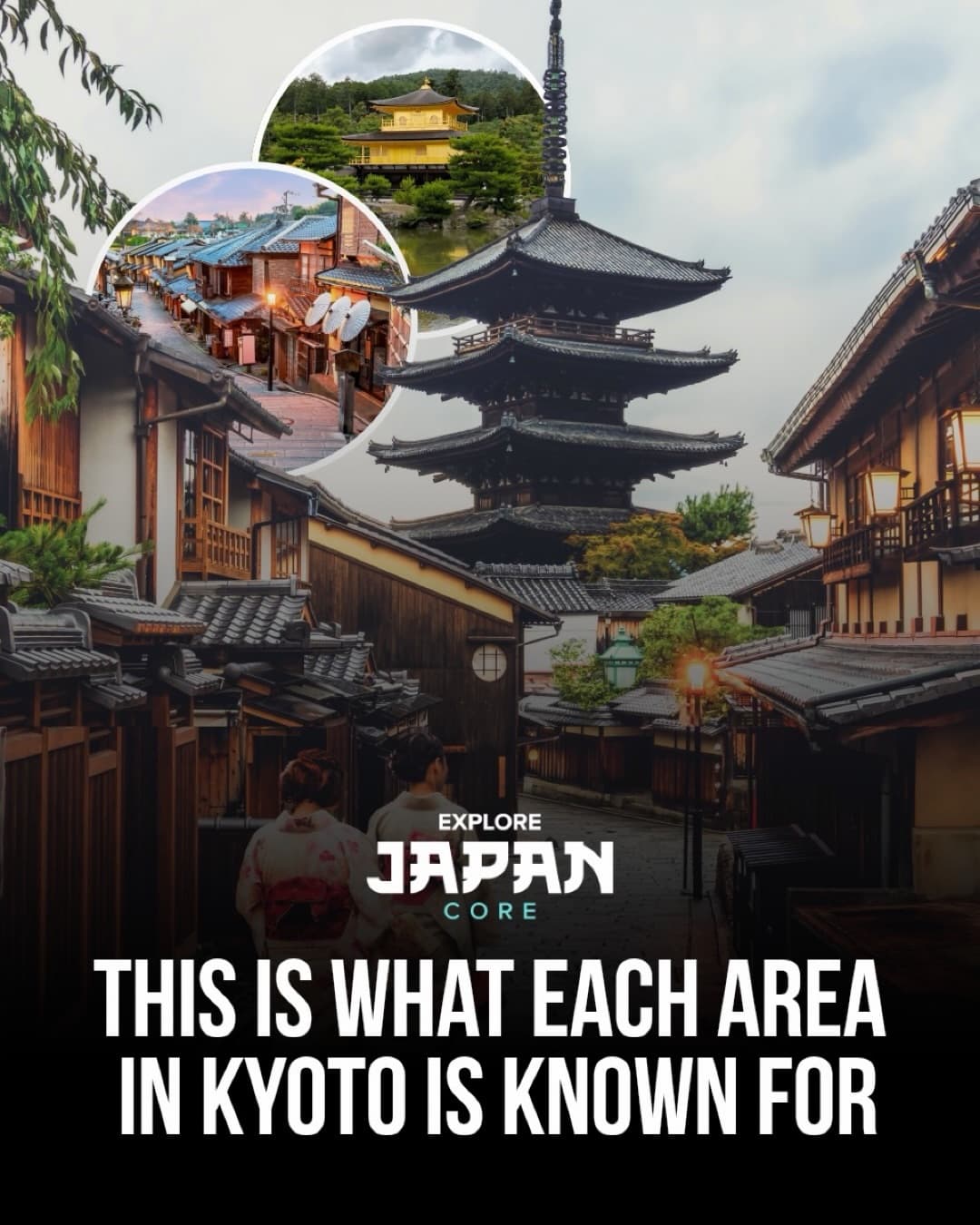 Kyoto's Golden Pavilion, Castle, and Villa