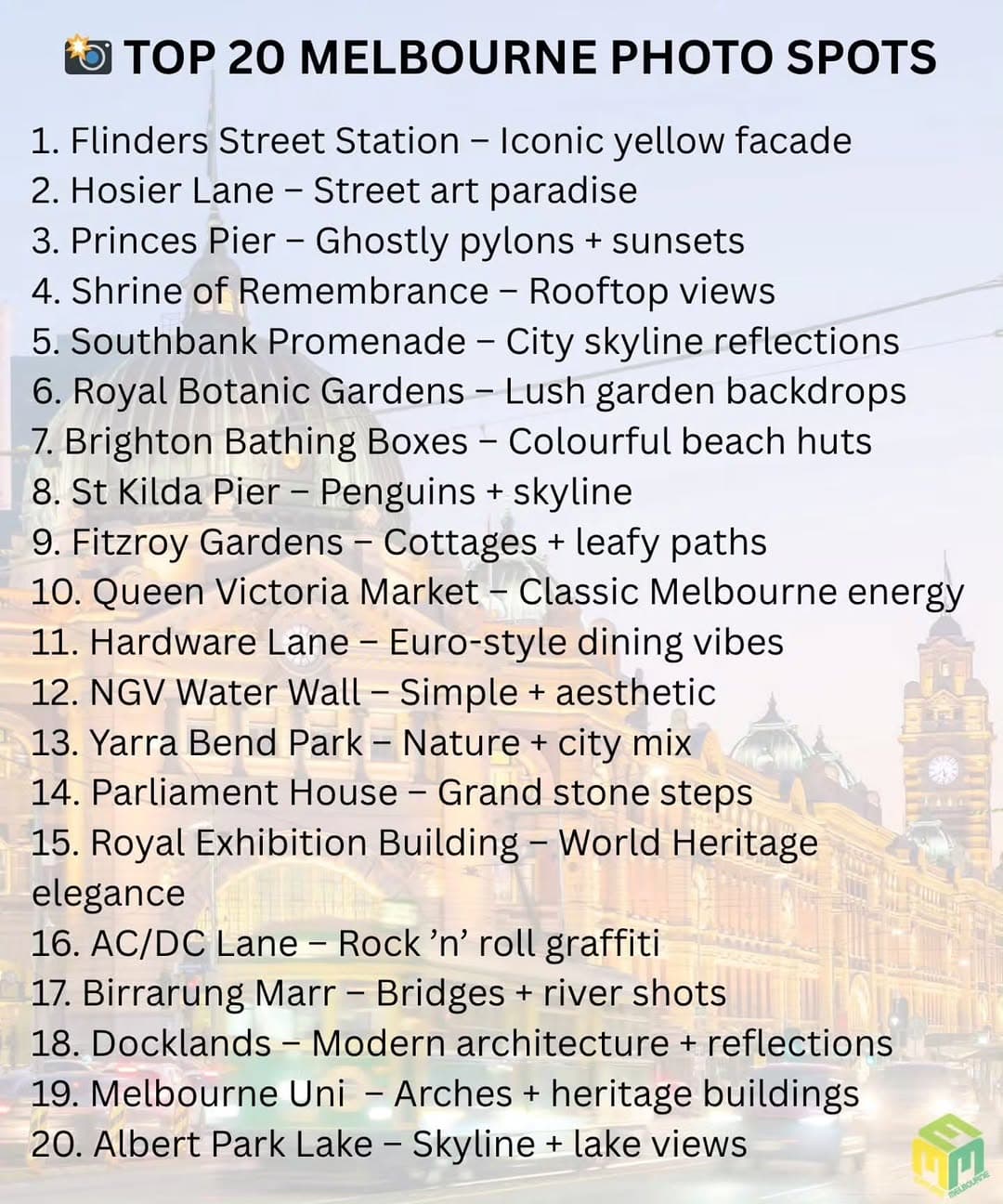 Melbourne's Top Tourist Attractions