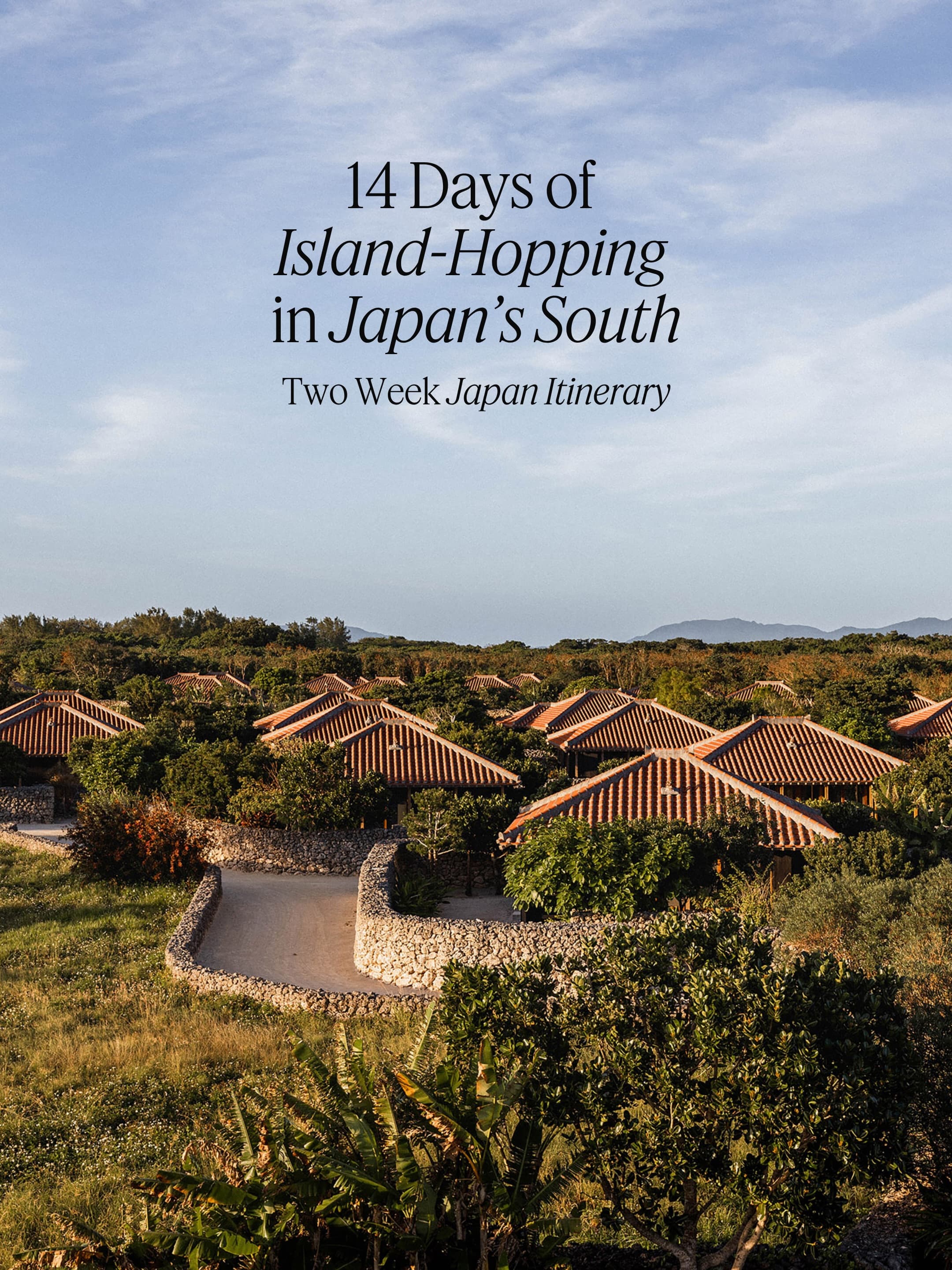 Southern Japanese Islands: Nature, Culture, and Island Life