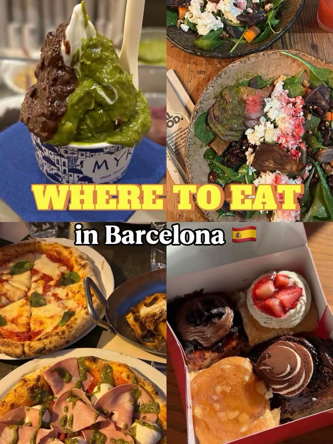Barcelona's Diverse Culinary Delights and Dessert Spots