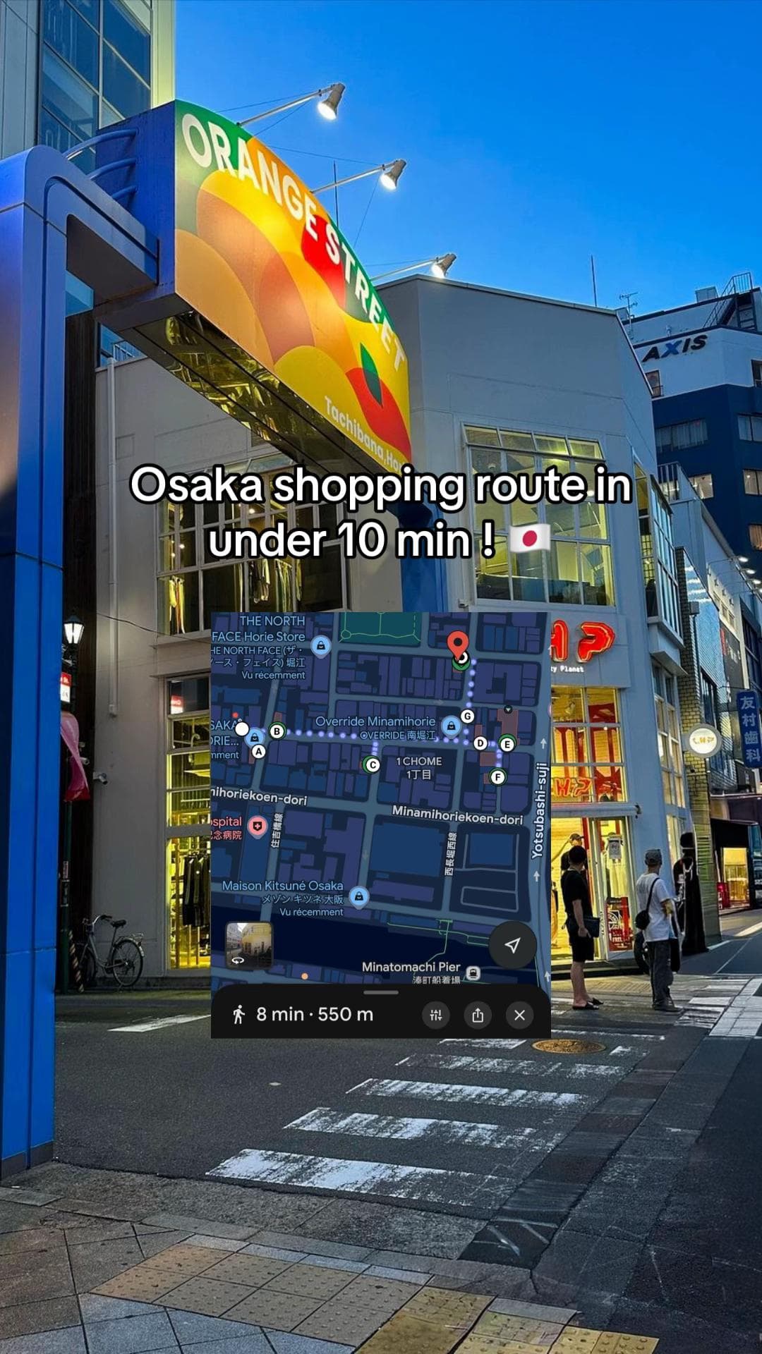 Osaka Streetwear Shopping Route