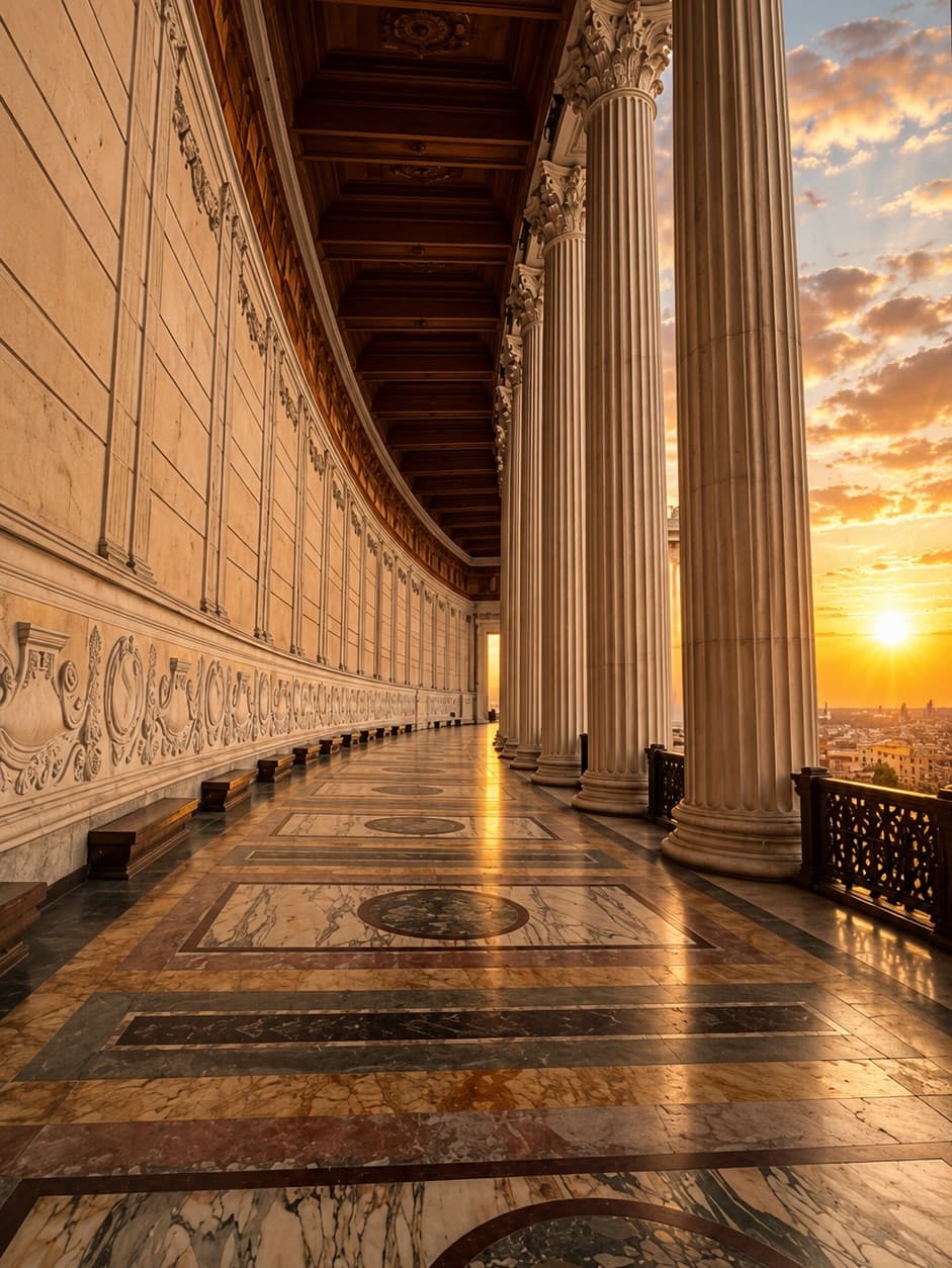 Iconic Roman Monument Honoring Victor Emmanuel II