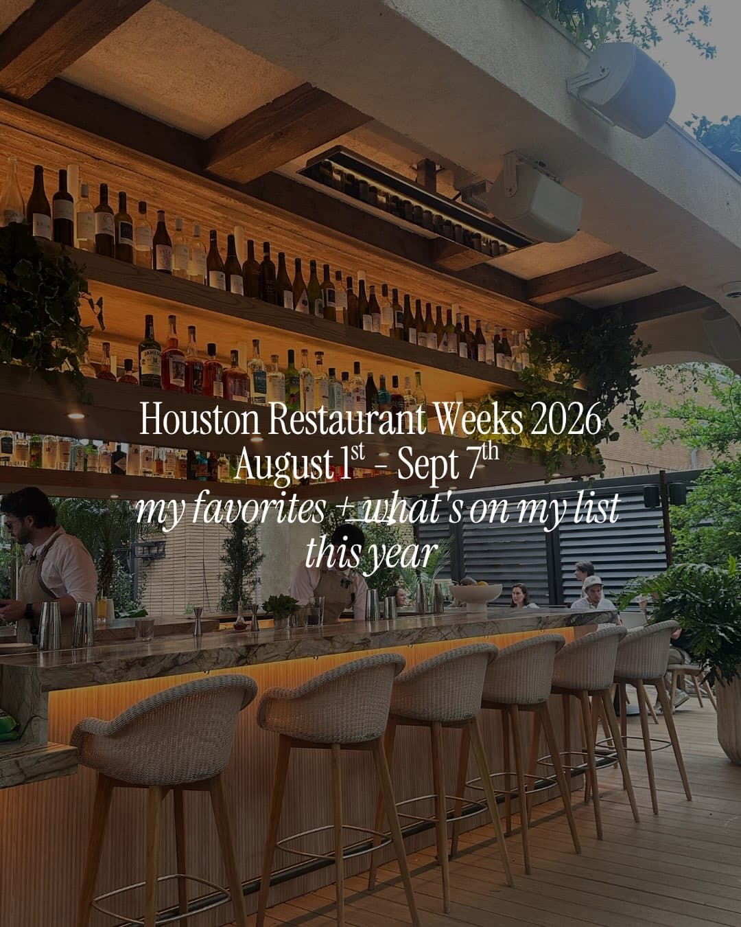 Houston Restaurant Weeks: New & Classic Favorites