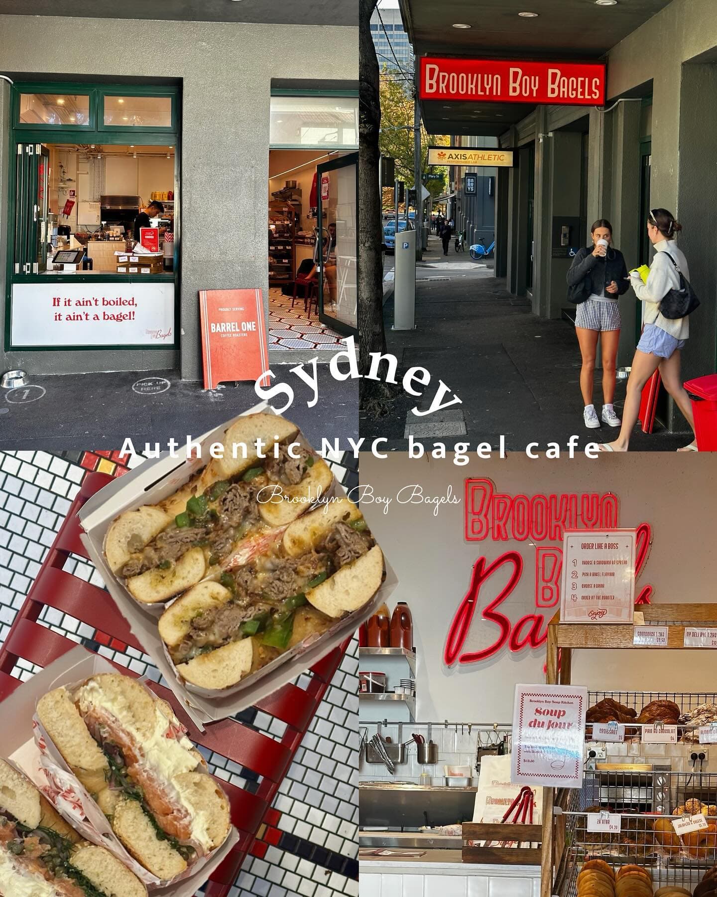 Authentic New York Bagels With A Side Of Coffee