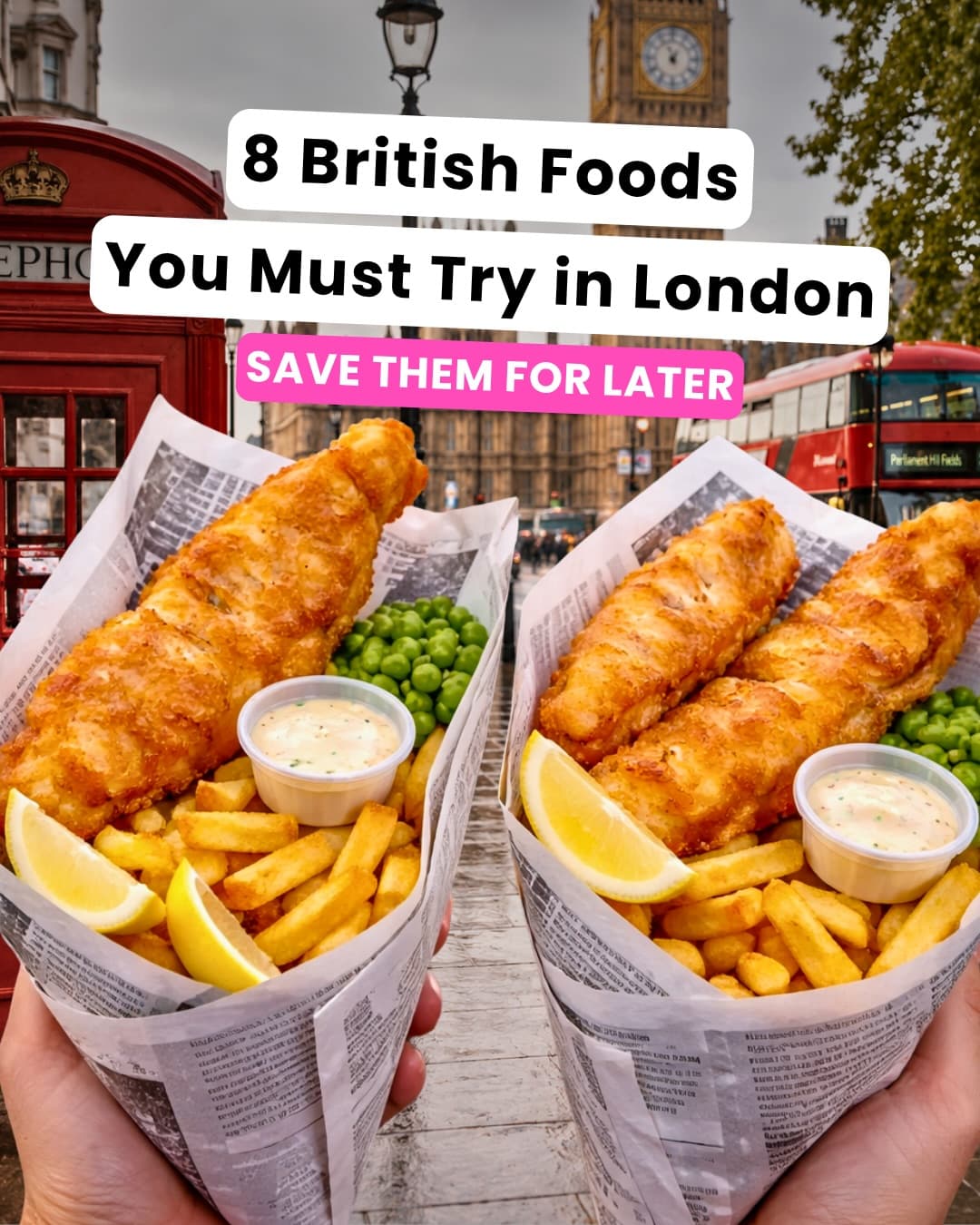 Iconic London Landmarks And Food Spots