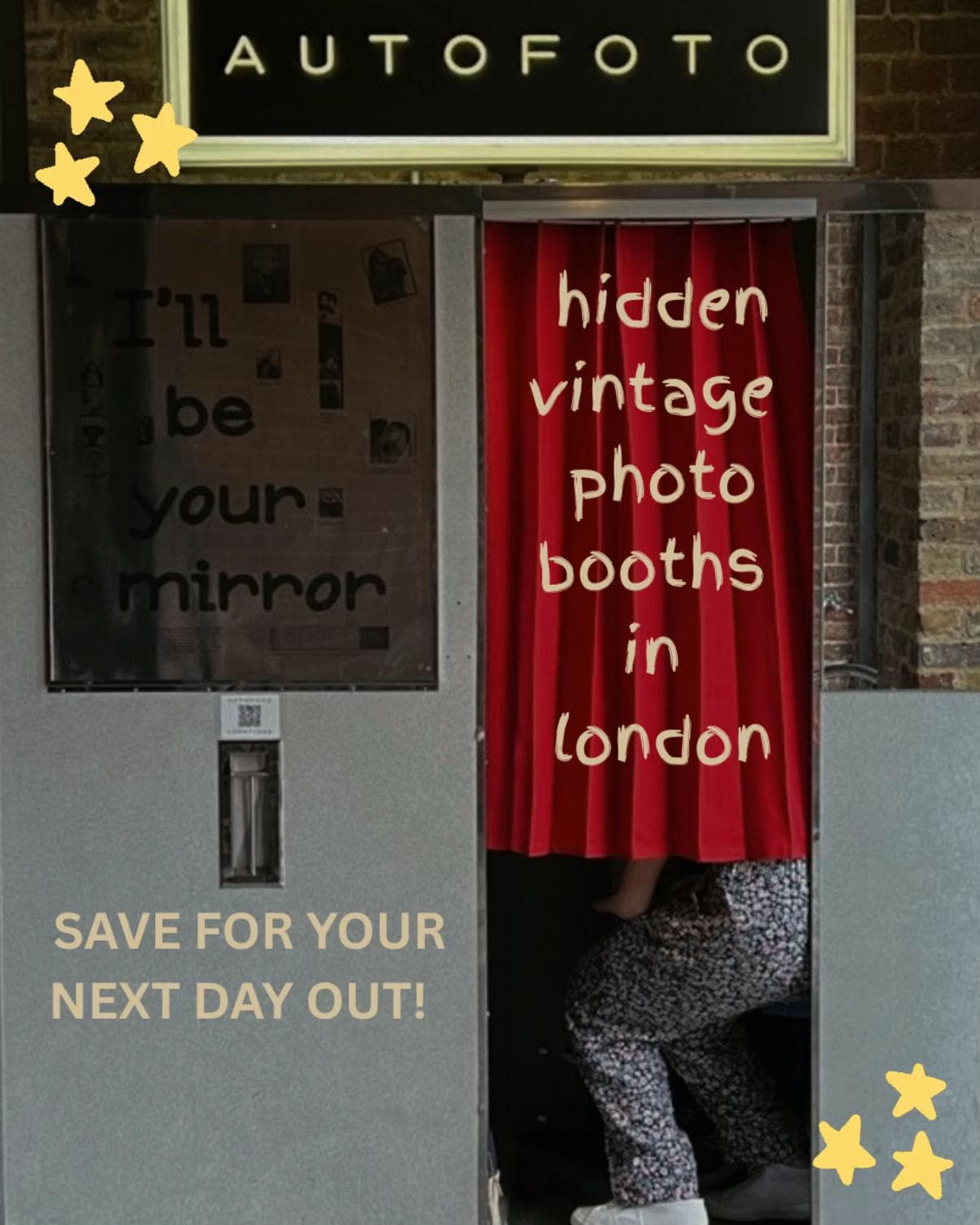 Vintage Photo Booths For London Days Out