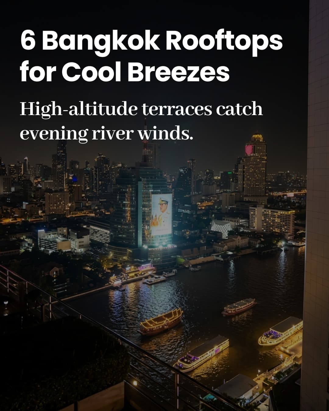 Bangkok's Six Rooftop Bars With Stunning Skyline Views