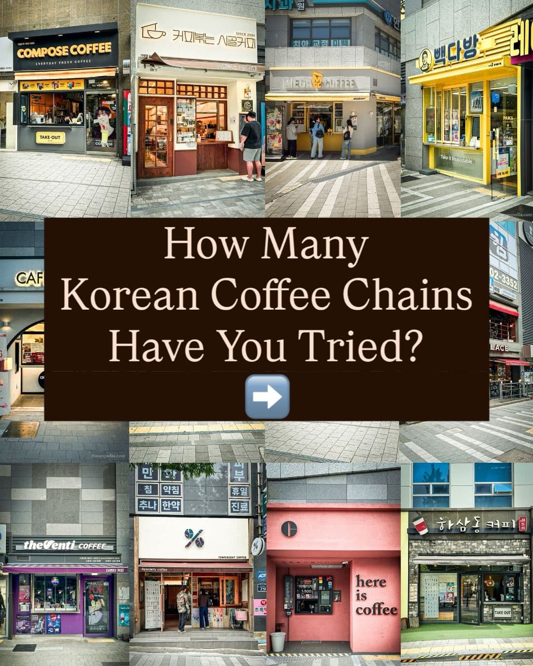 Ten Popular Korean Coffee Chains