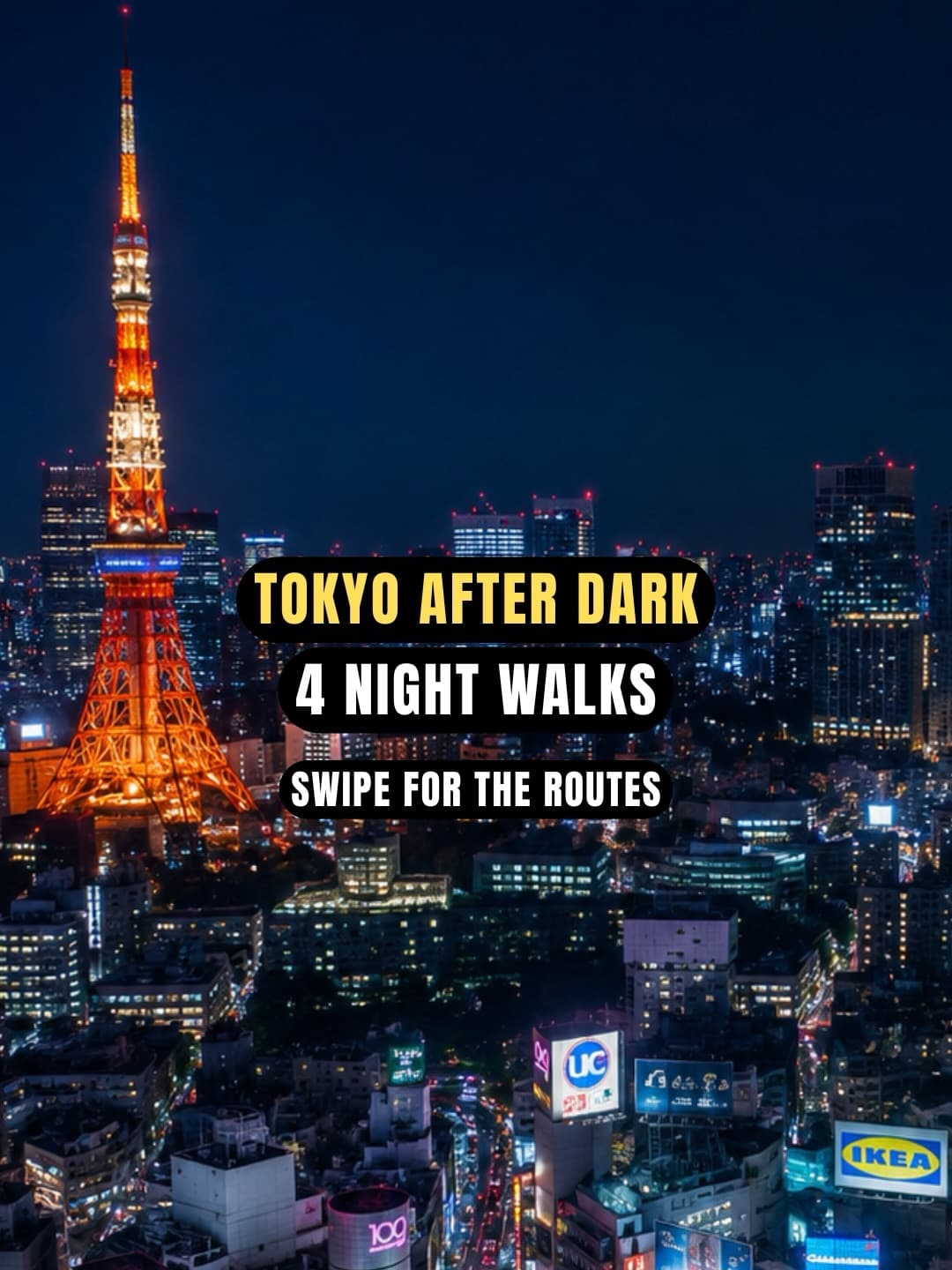 Tokyo Night Walks Through Atmospheric Neighborhoods
