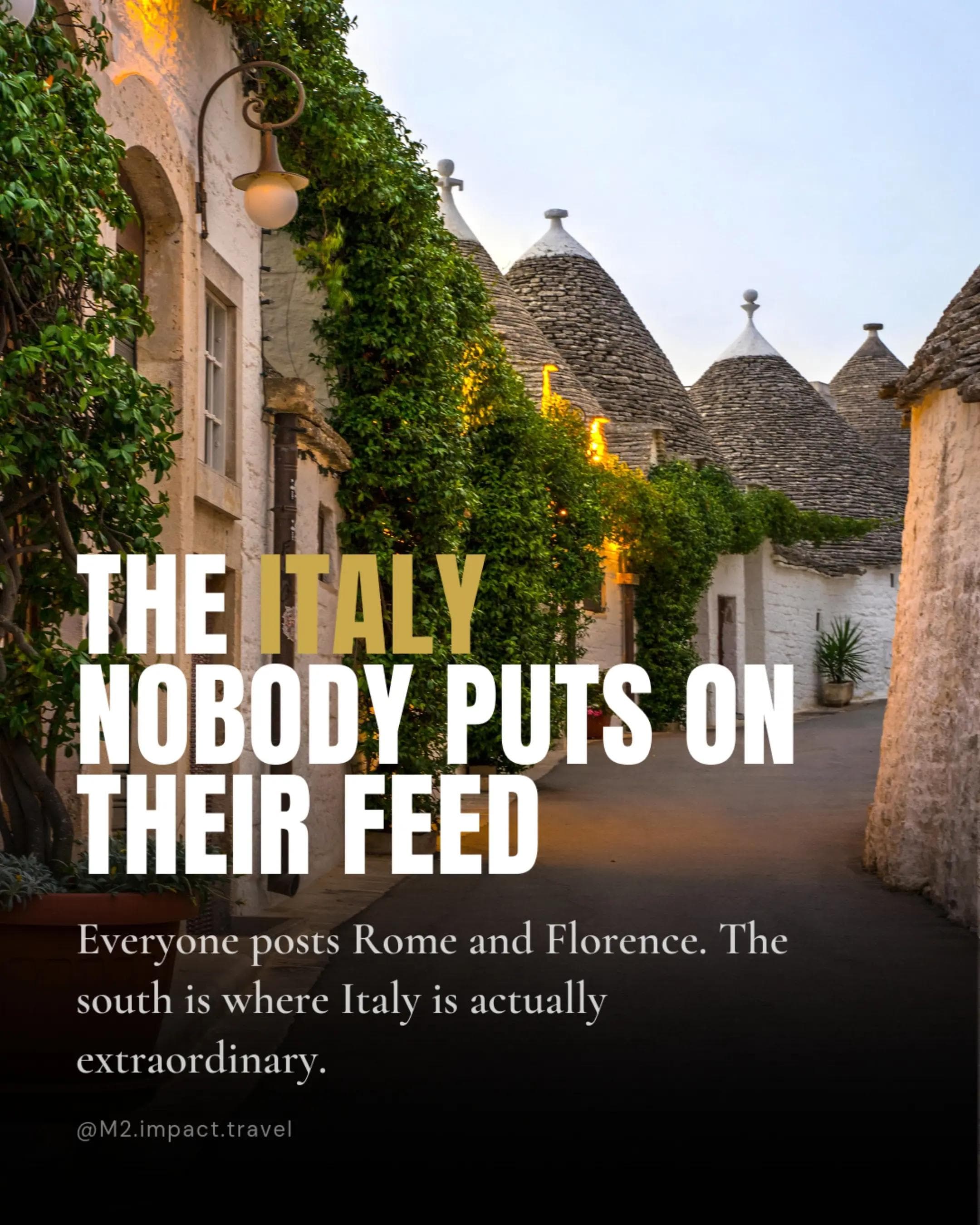 Discover Southern Italy's Overlooked Wonders