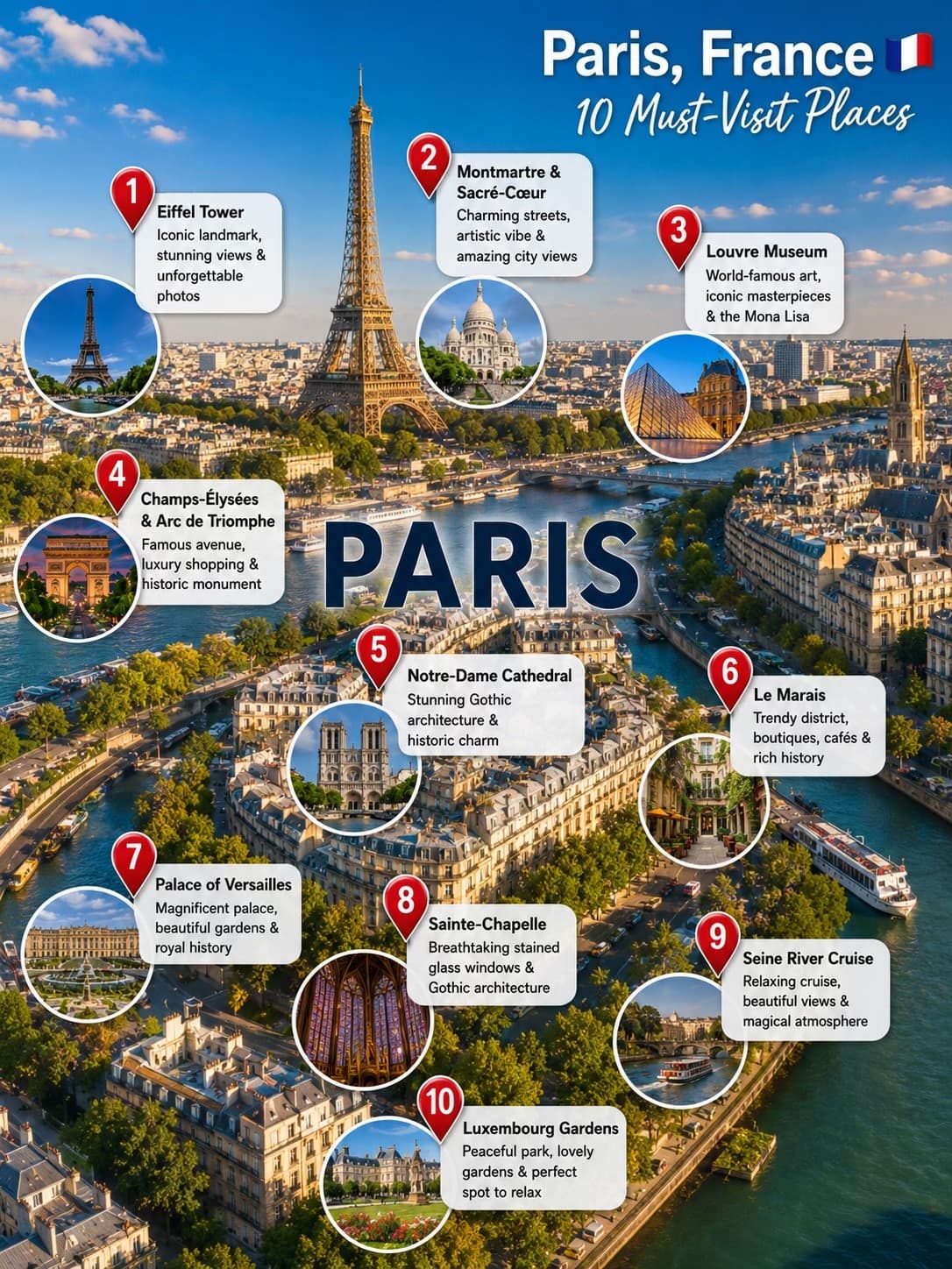 Parisian Landmarks And Gardens To Explore