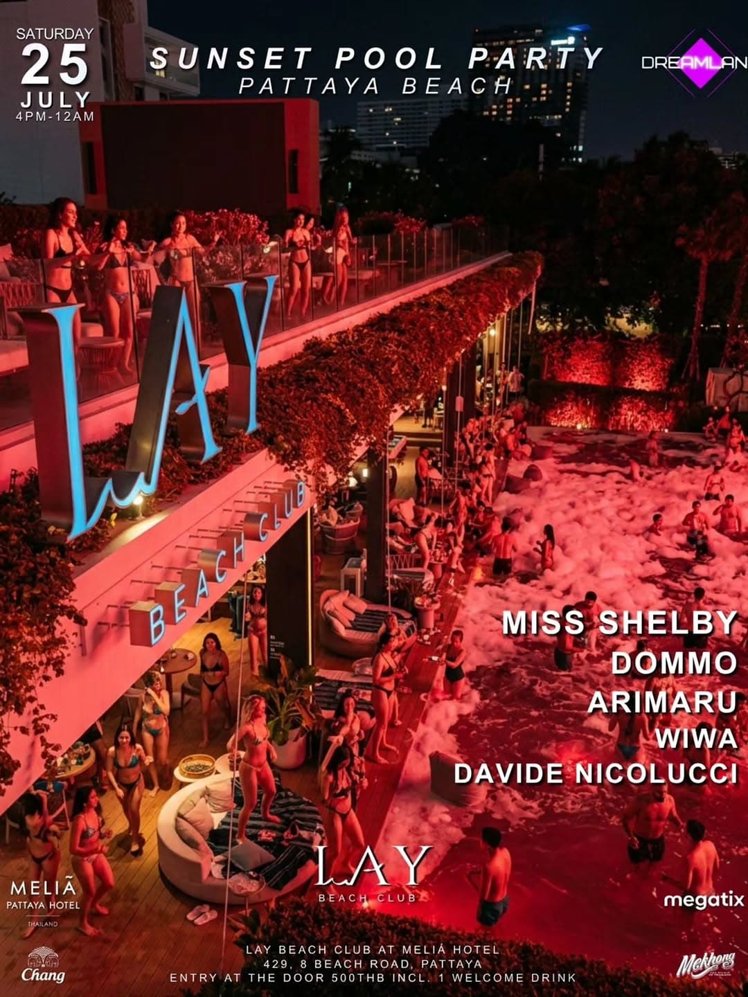 Pool Party At LAY Beach Club
