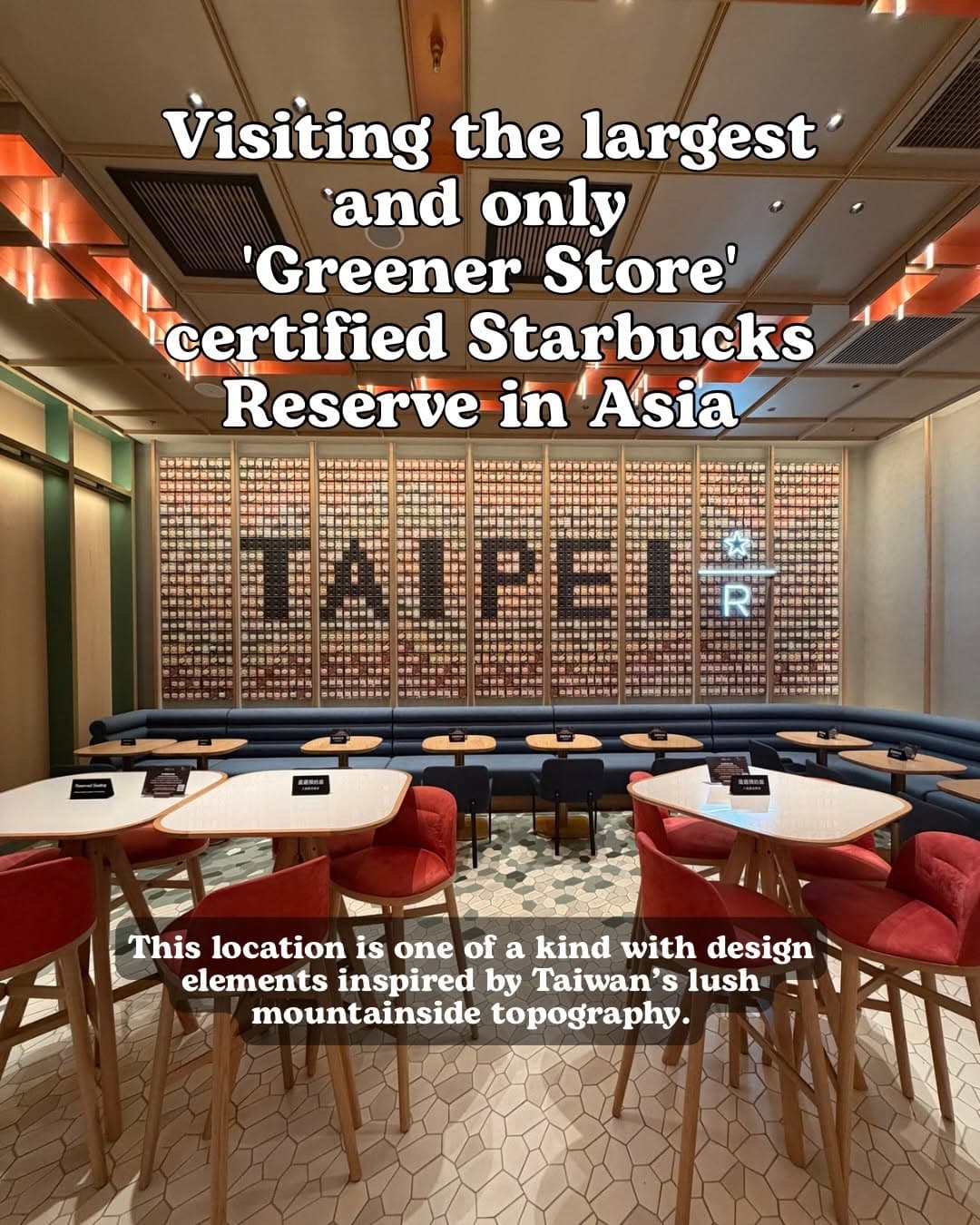 Starbucks Reserve Plaza Taipei Features Mountain Design