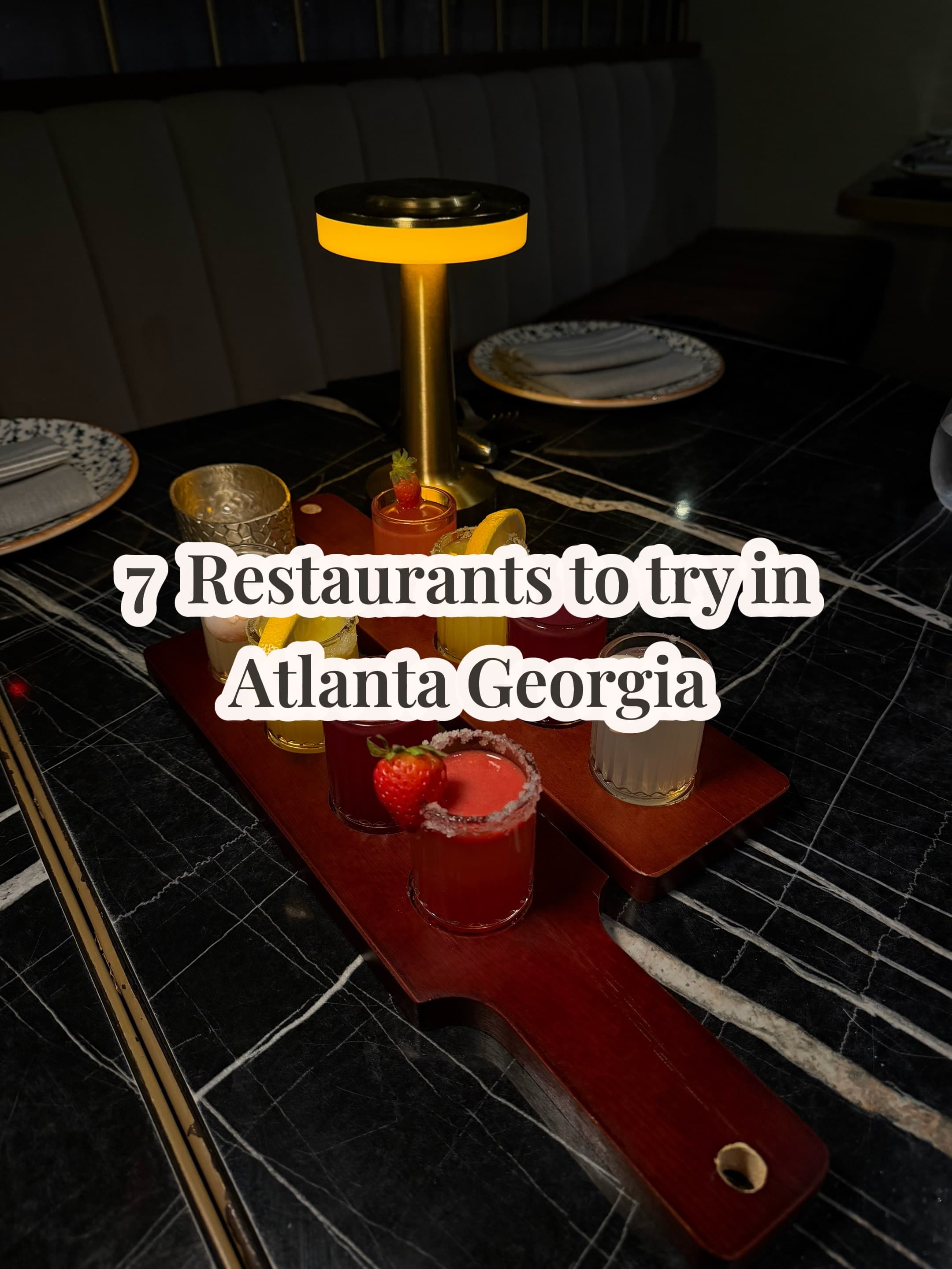 Atlanta's Top Seven Dining and Drinking Destinations