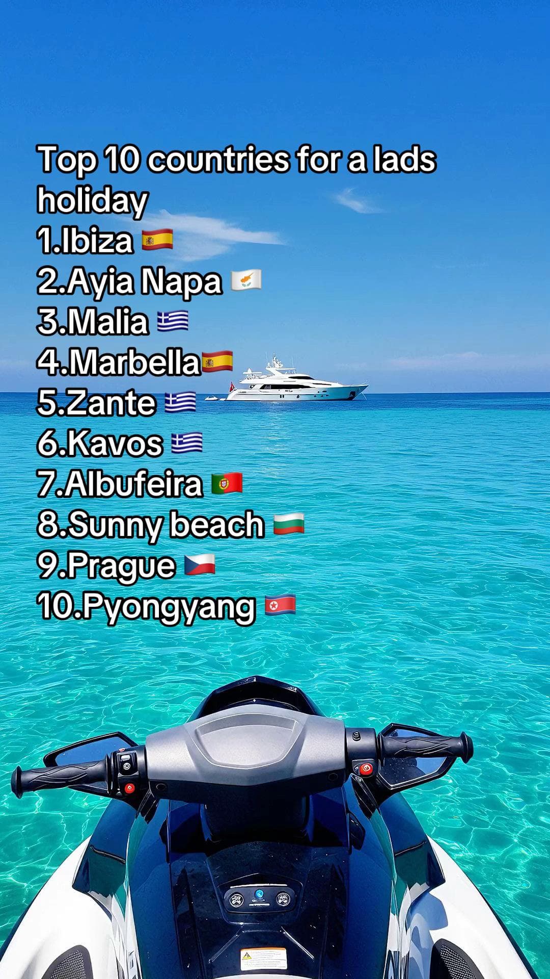 Top Destinations For A Lads Holiday