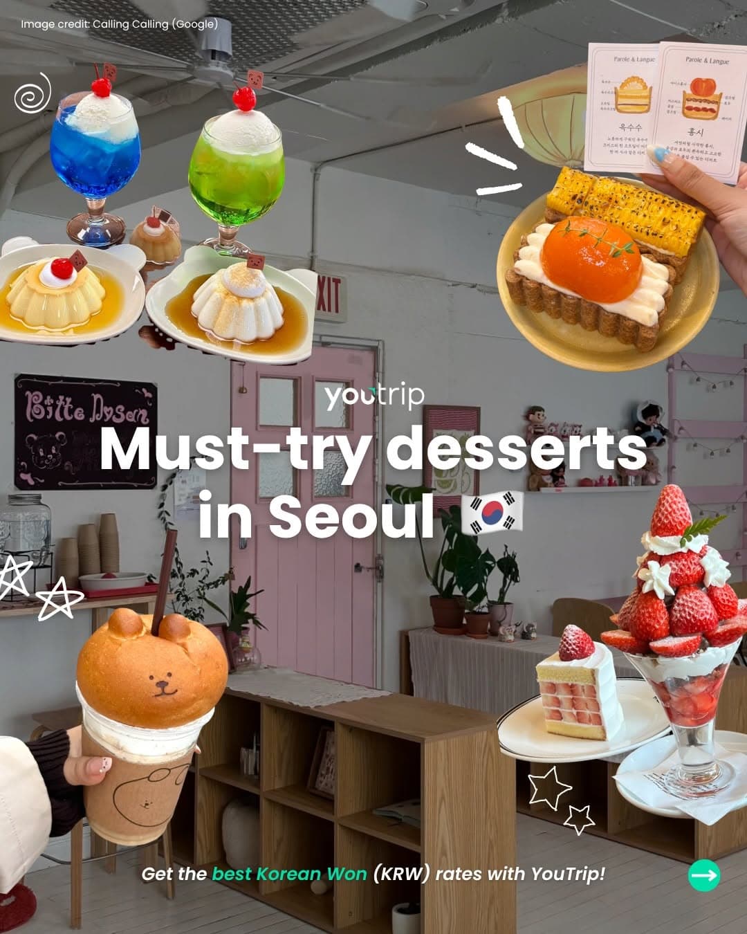 Seoul's Must-Try Dessert Spots & Korean Won Travel Hack