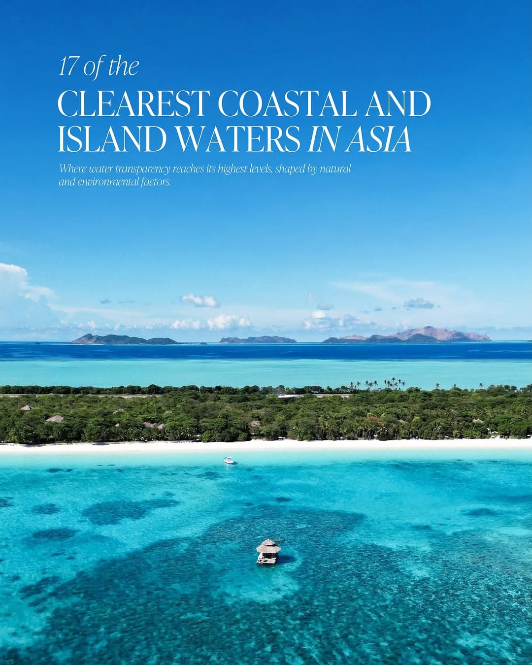 Remote Islands with Exceptionally Clear Waters