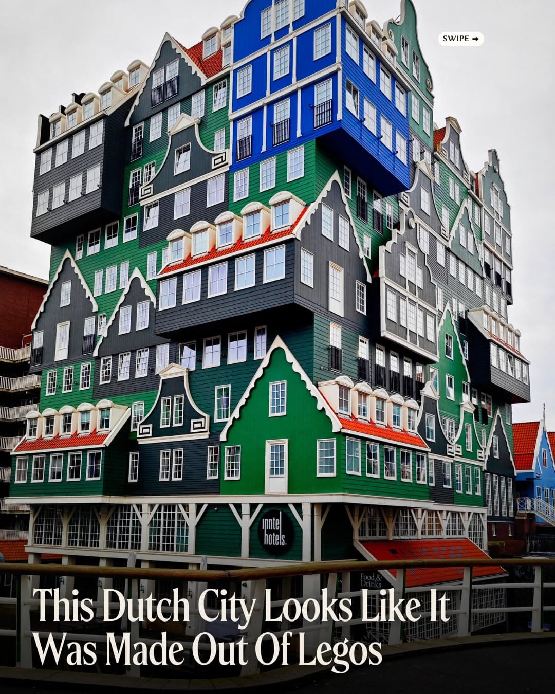 Zaandam's Colorful Architecture and Dutch Heritage