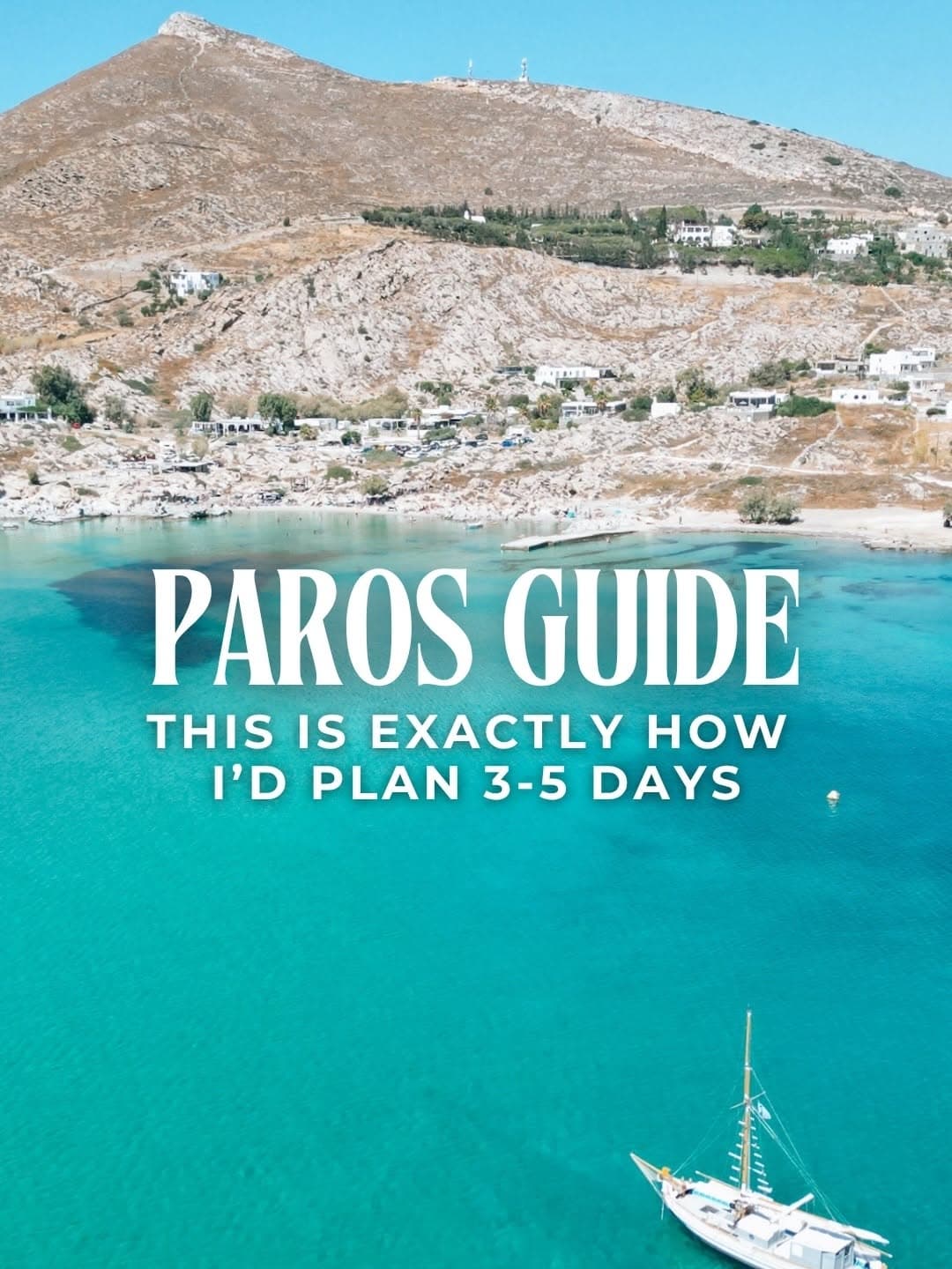 Paros Itinerary: Villages, Beaches, and Food Spots