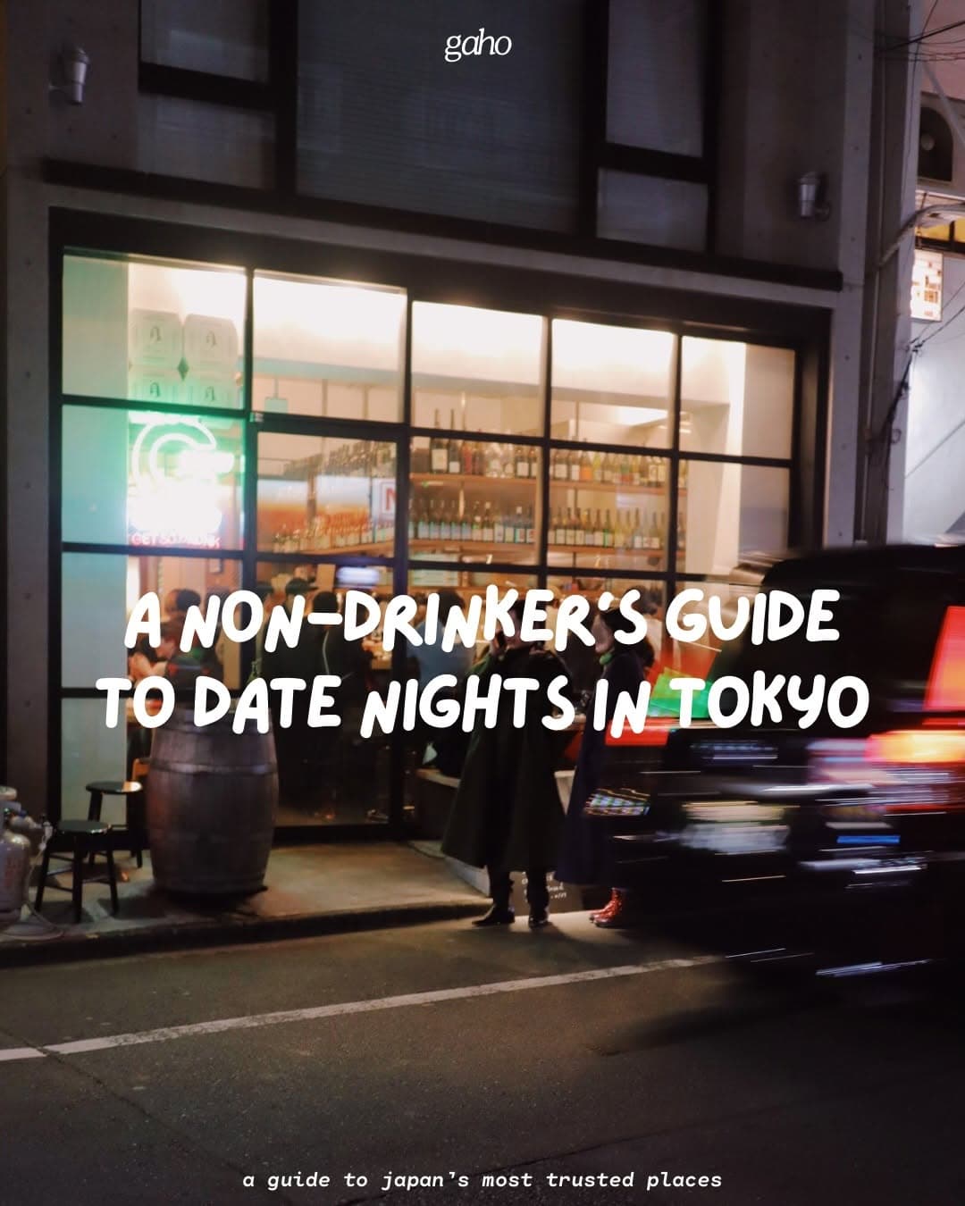 Tokyo's Best Spots For Alcohol-Free Dates