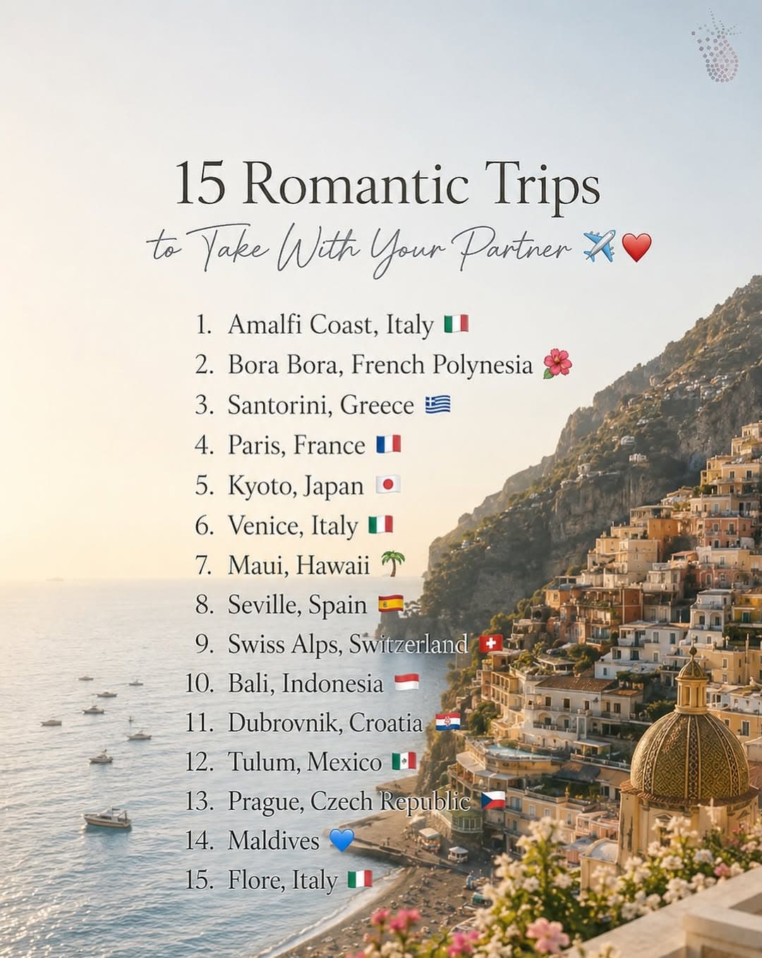 Romantic Destinations for Couples' Getaways