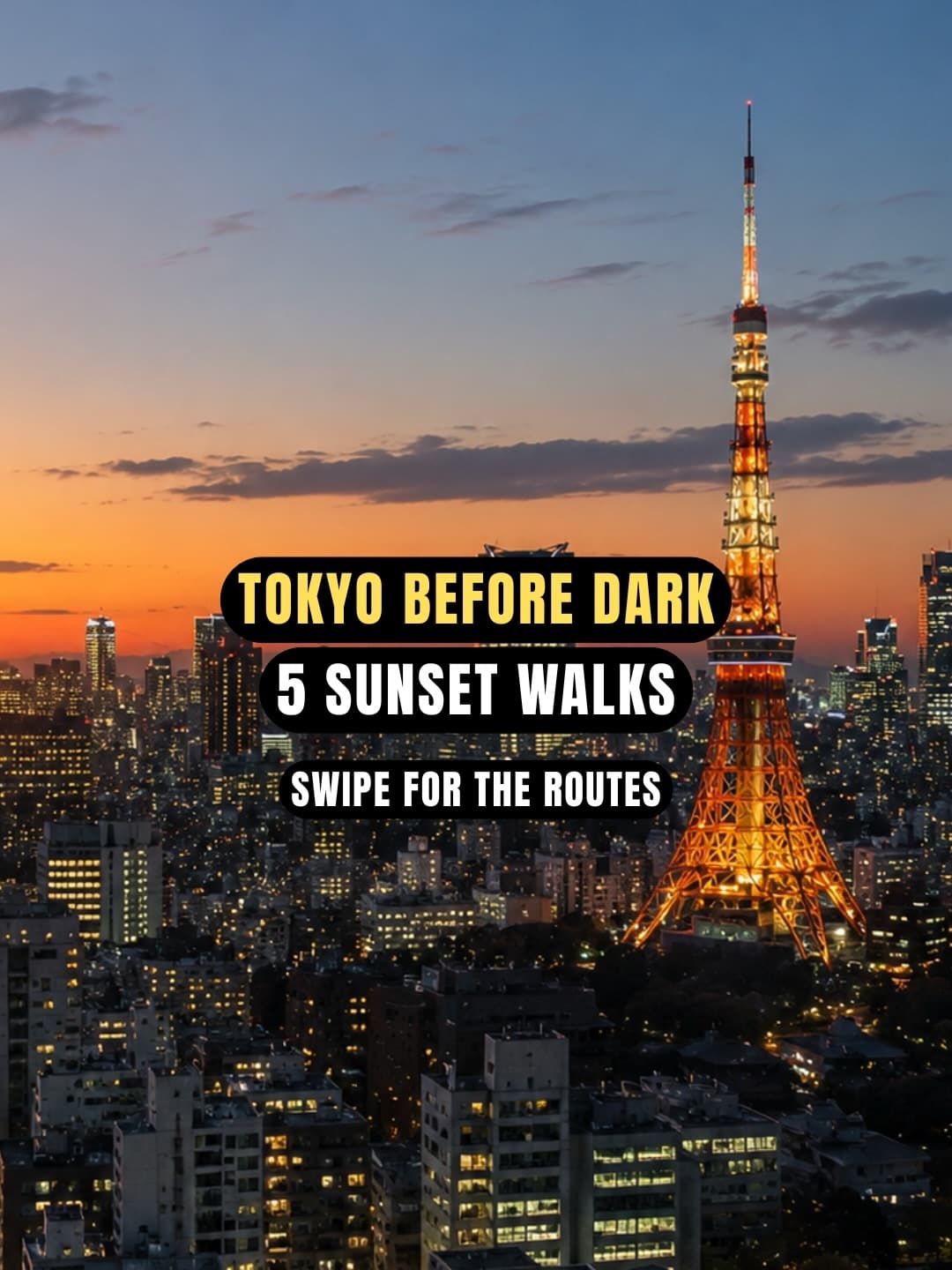 Tokyo Sunset Walks: Yanaka, Ebisu, Daikanyama