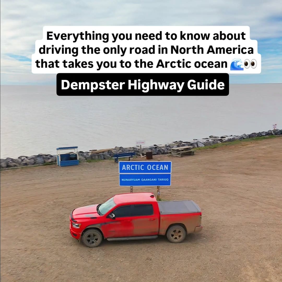 Drive to the Arctic Ocean Via Dempster Highway