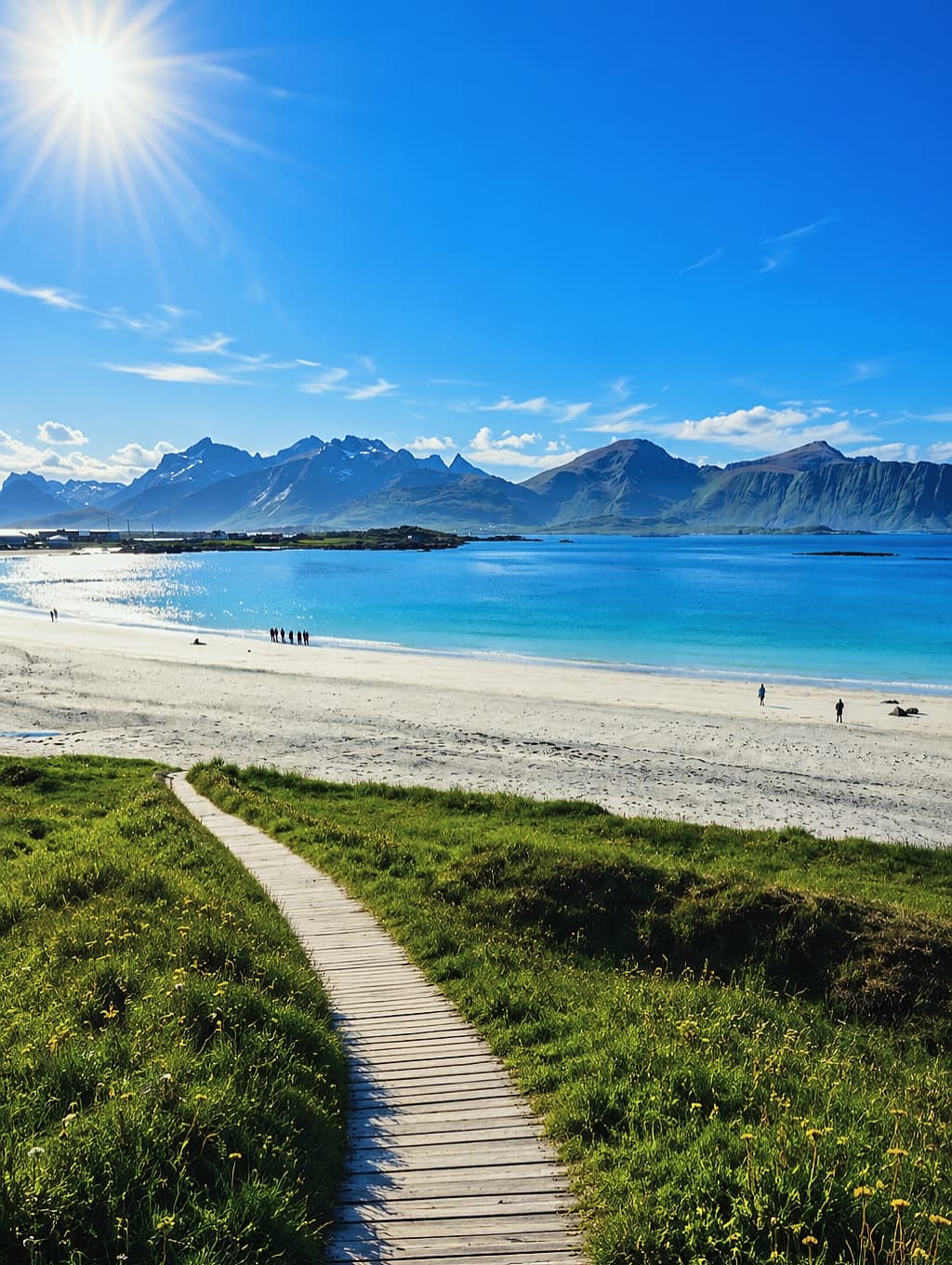 Ramberg Beach's Scenic Beauty In Lofoten