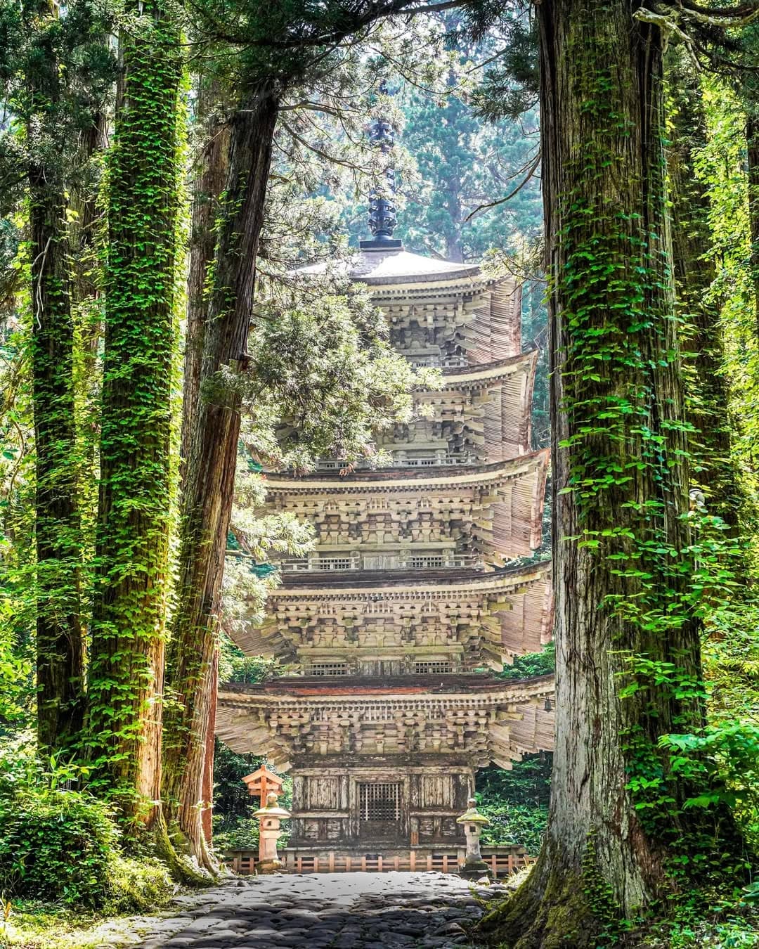 Sacred Mt. Haguro and Its Ancient Pagoda