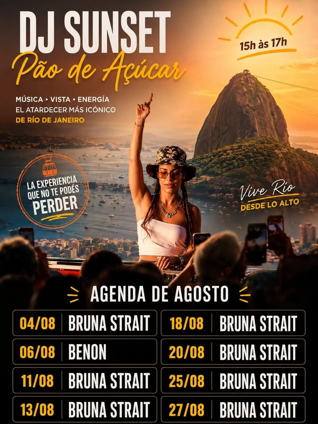Rio's Morro Da Urca Sunset Parties