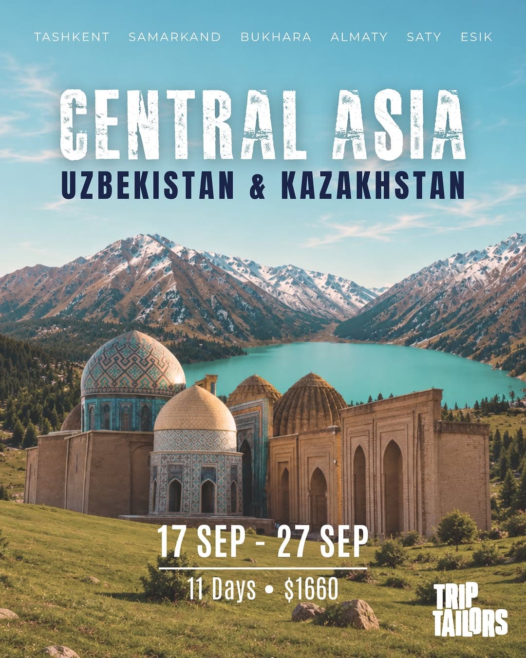 Central Asia's Canyons, Lakes, and Historic Cities