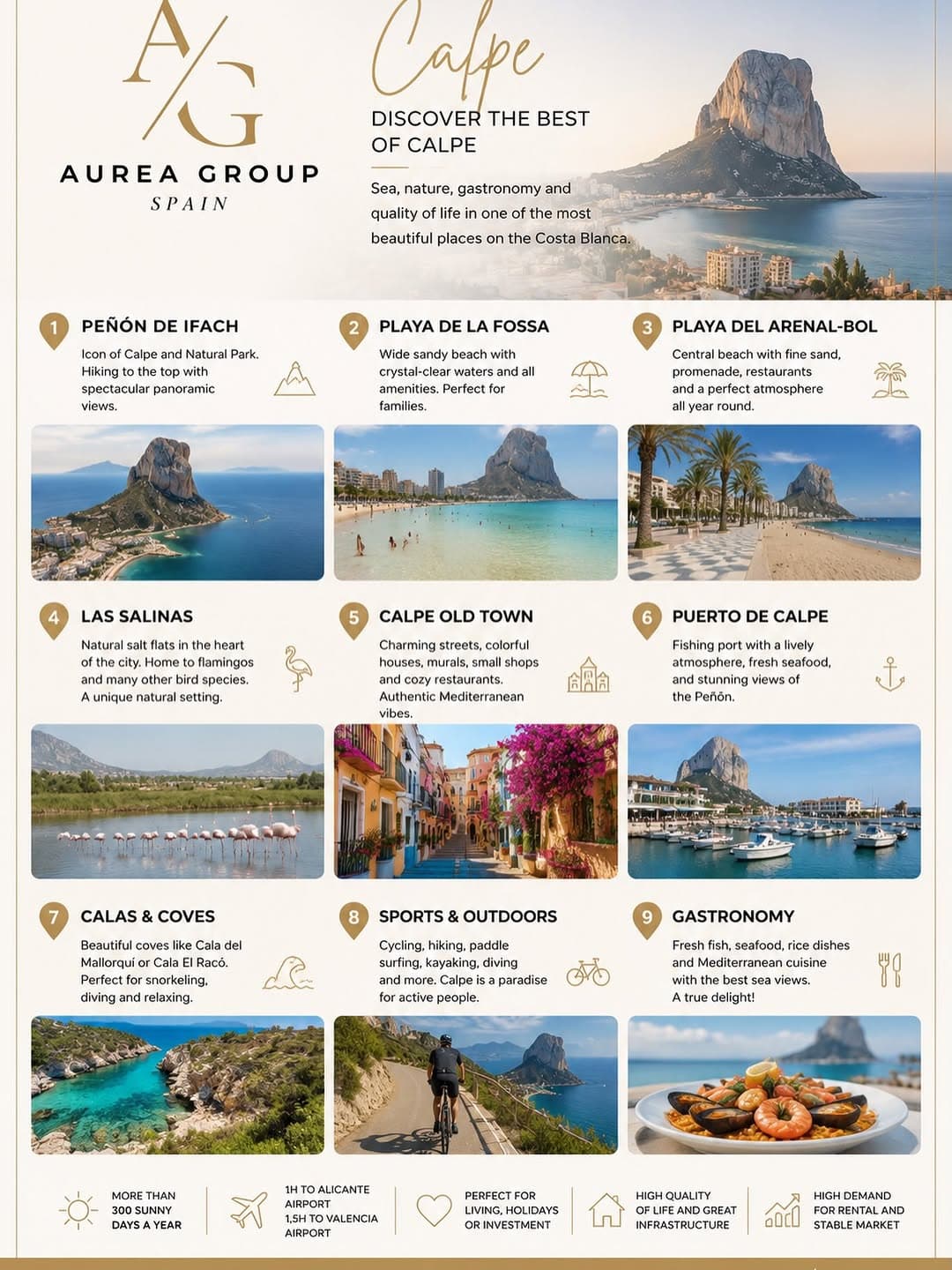 Calpe's Natural Wonders, Beaches, and Old Town