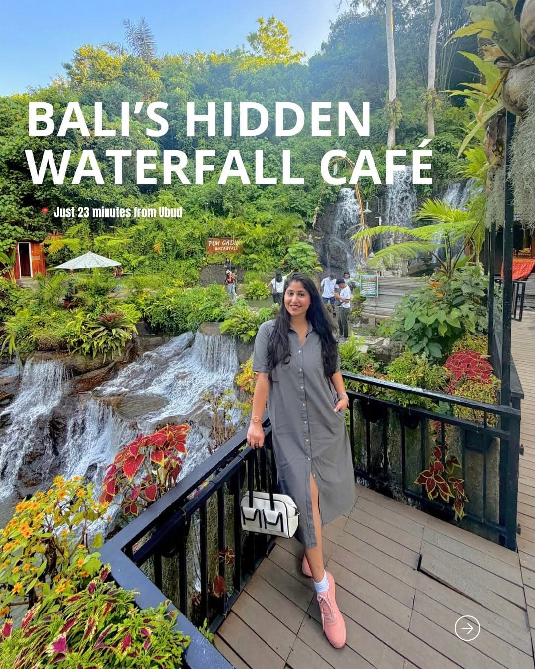 Bali Waterfall Cafe's Jungle Serenity