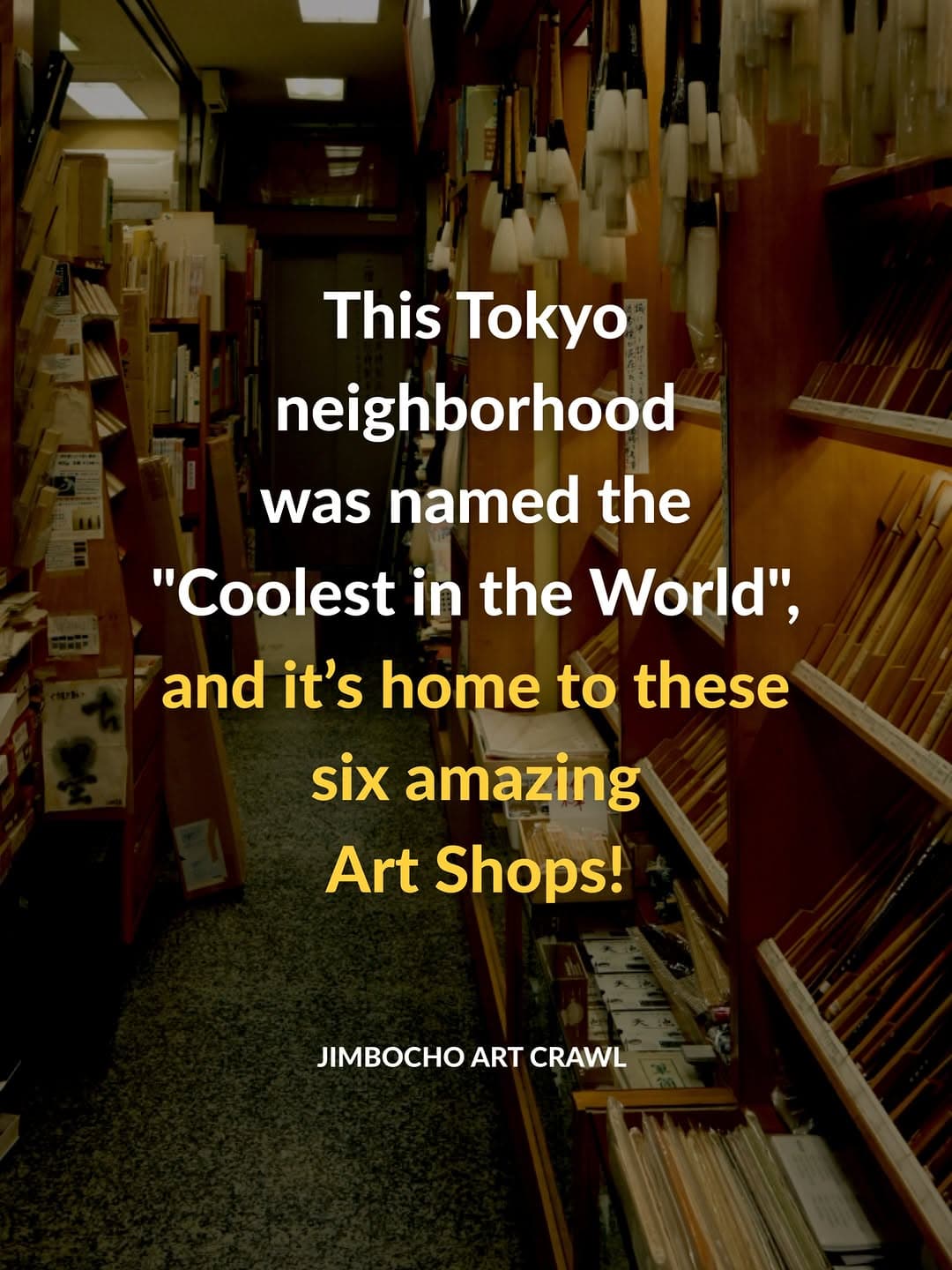 Jimbocho's Coolest Art Shops For Creatives
