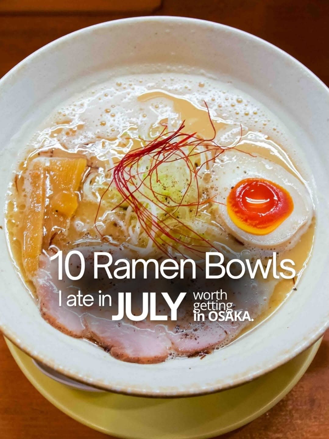 Osaka Ramen Bowls Recommended For Visitors