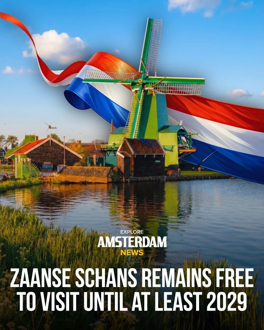 Zaanse Schans Open-Air Area Offers Free Access