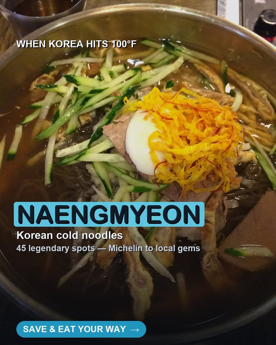 Five Legendary Cold Noodle Bowls in Korea