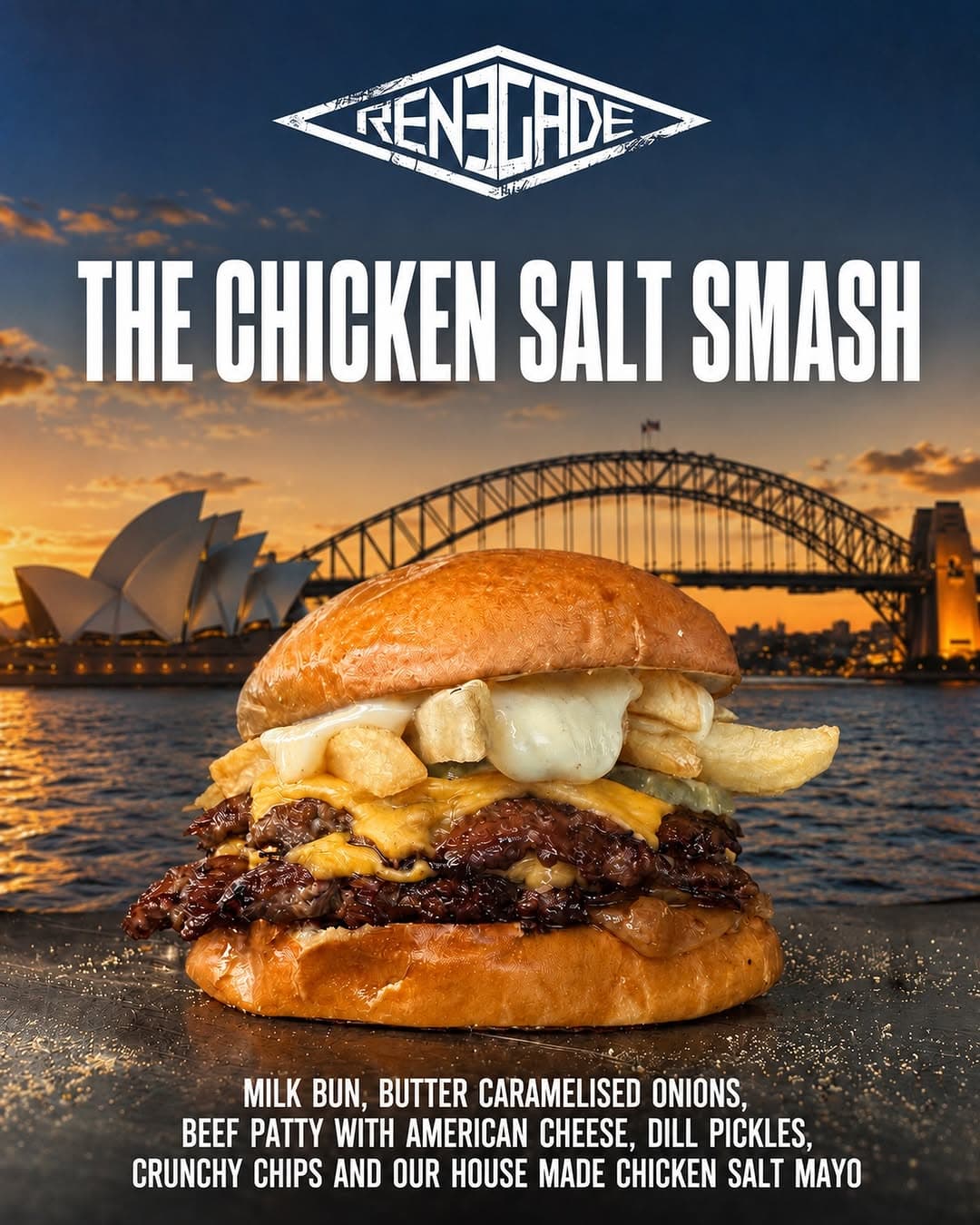 Sydney Landmarks Feature Burger Promotion