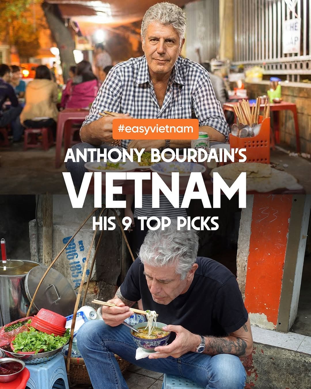 Anthony Bourdain's Top Vietnam Culinary Destinations
