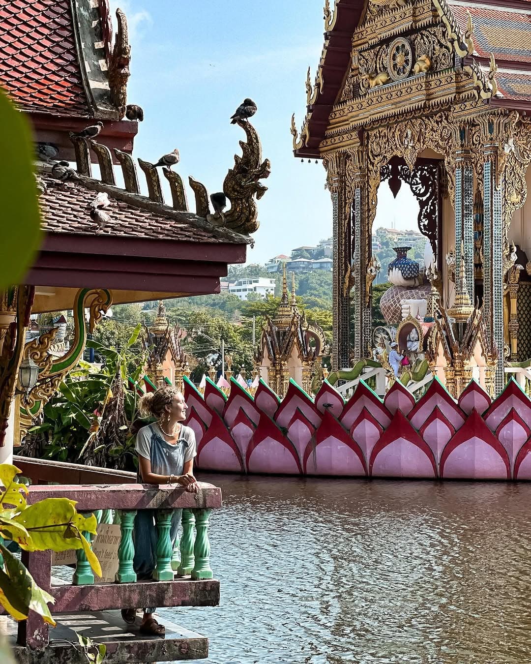 Koh Samui Temples With Catfish And Guanyin