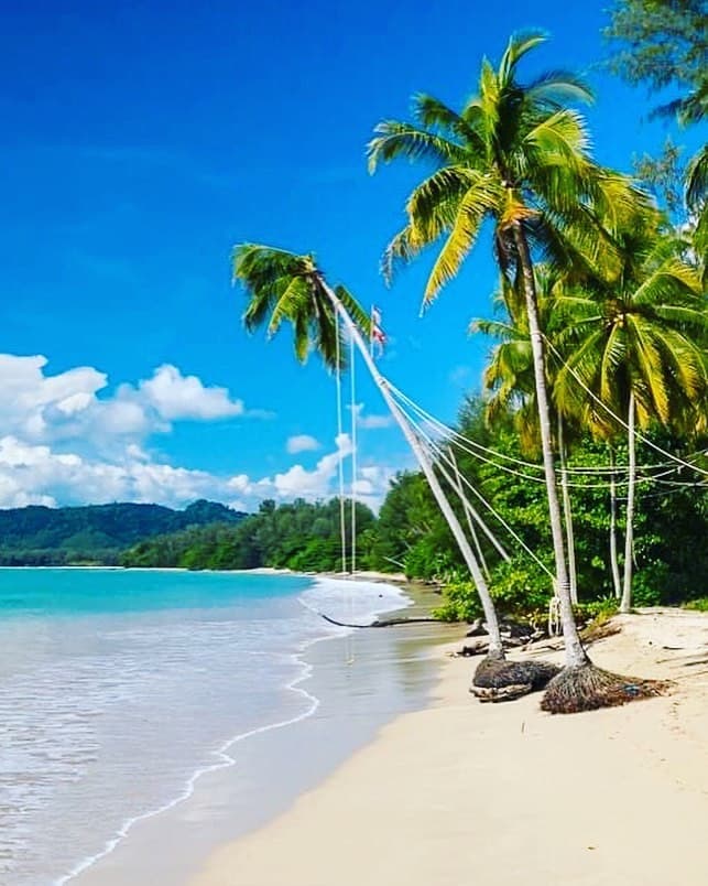 Coconut Beach Within Khao Lak National Park